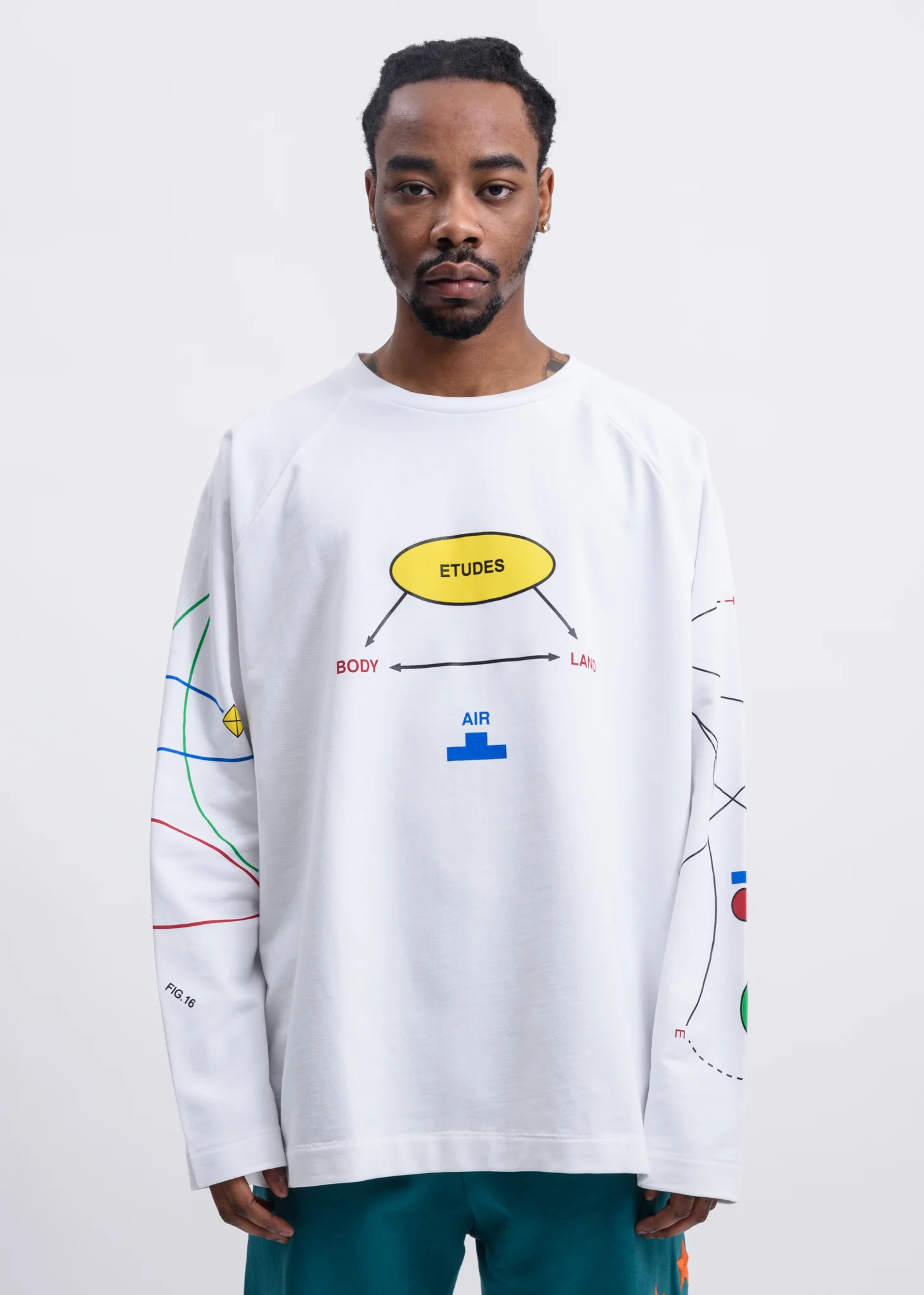 White Desert Body Land Long Sleeves