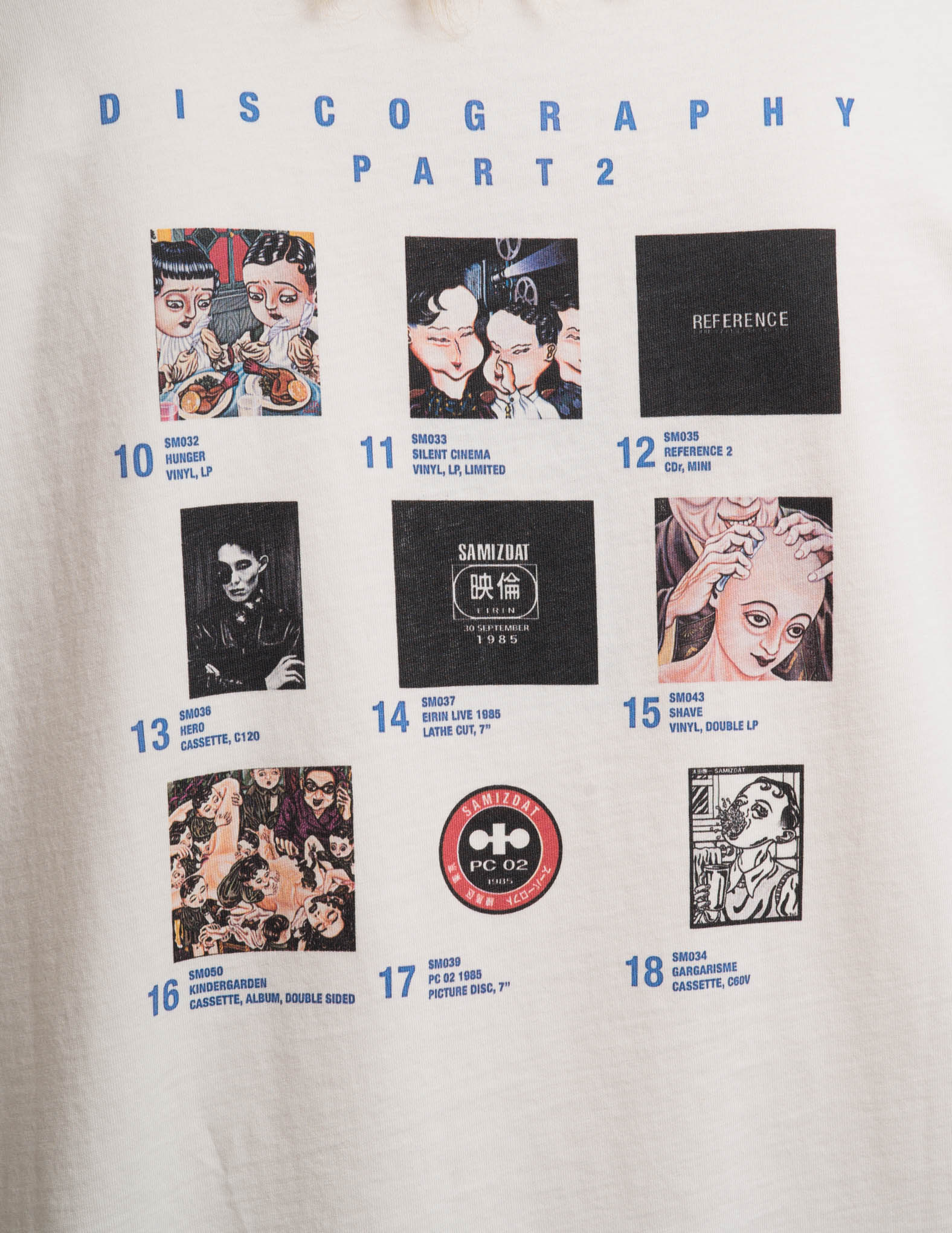 White Discography Pt.2 T-Shirt - Image 2