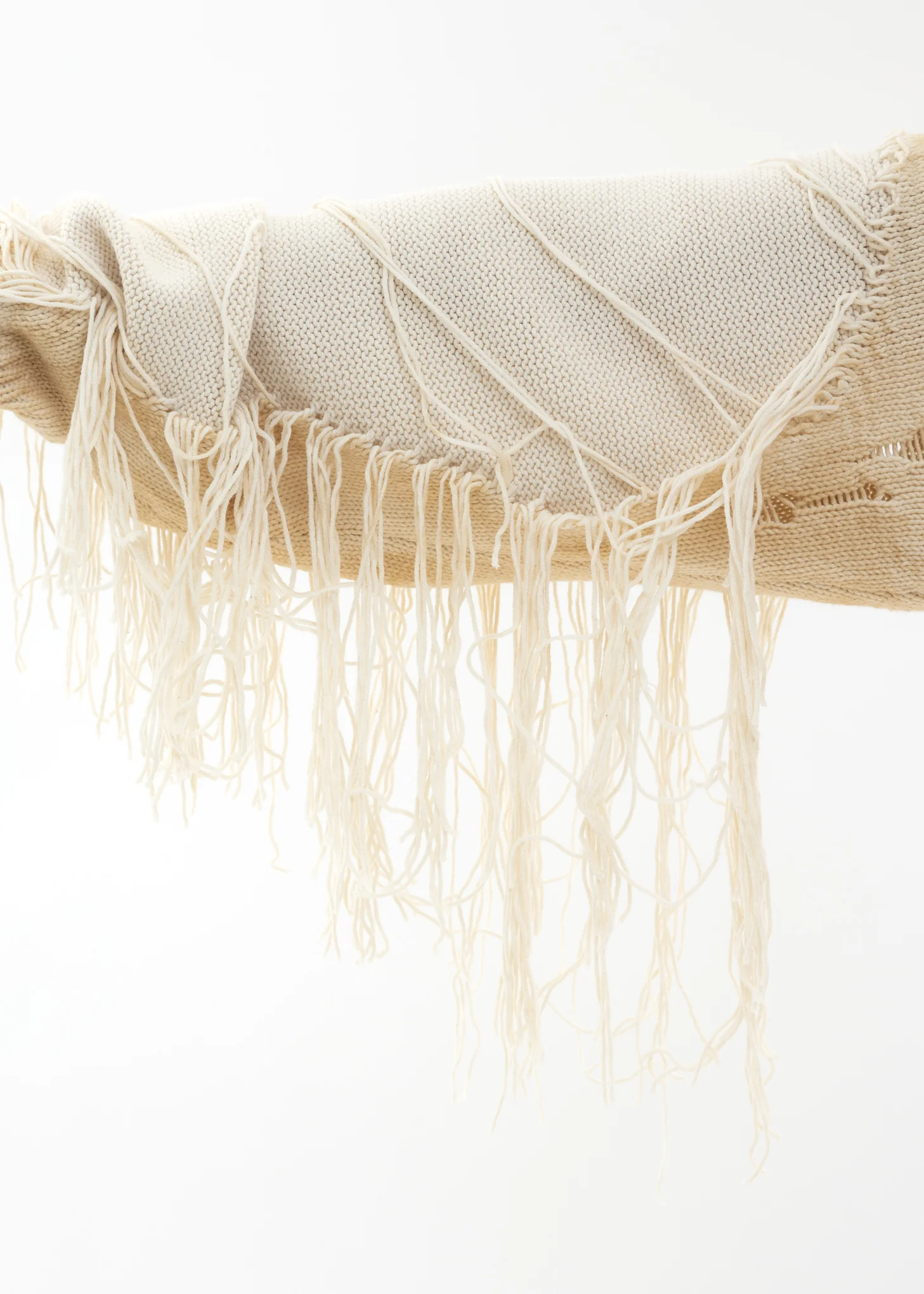 White Distressed Knit Pullover - Image 5
