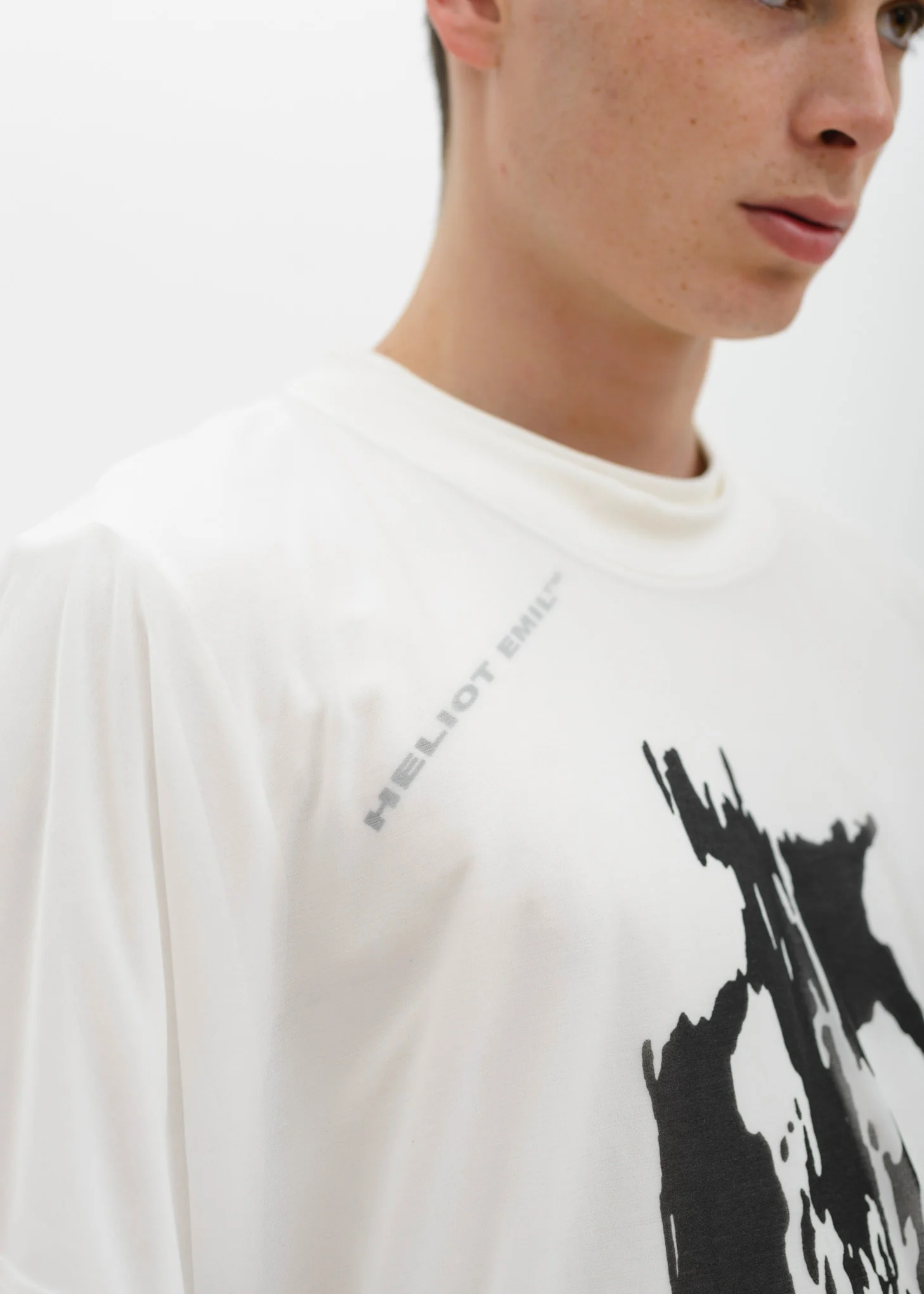 White Double Layered Shirt - Image 3