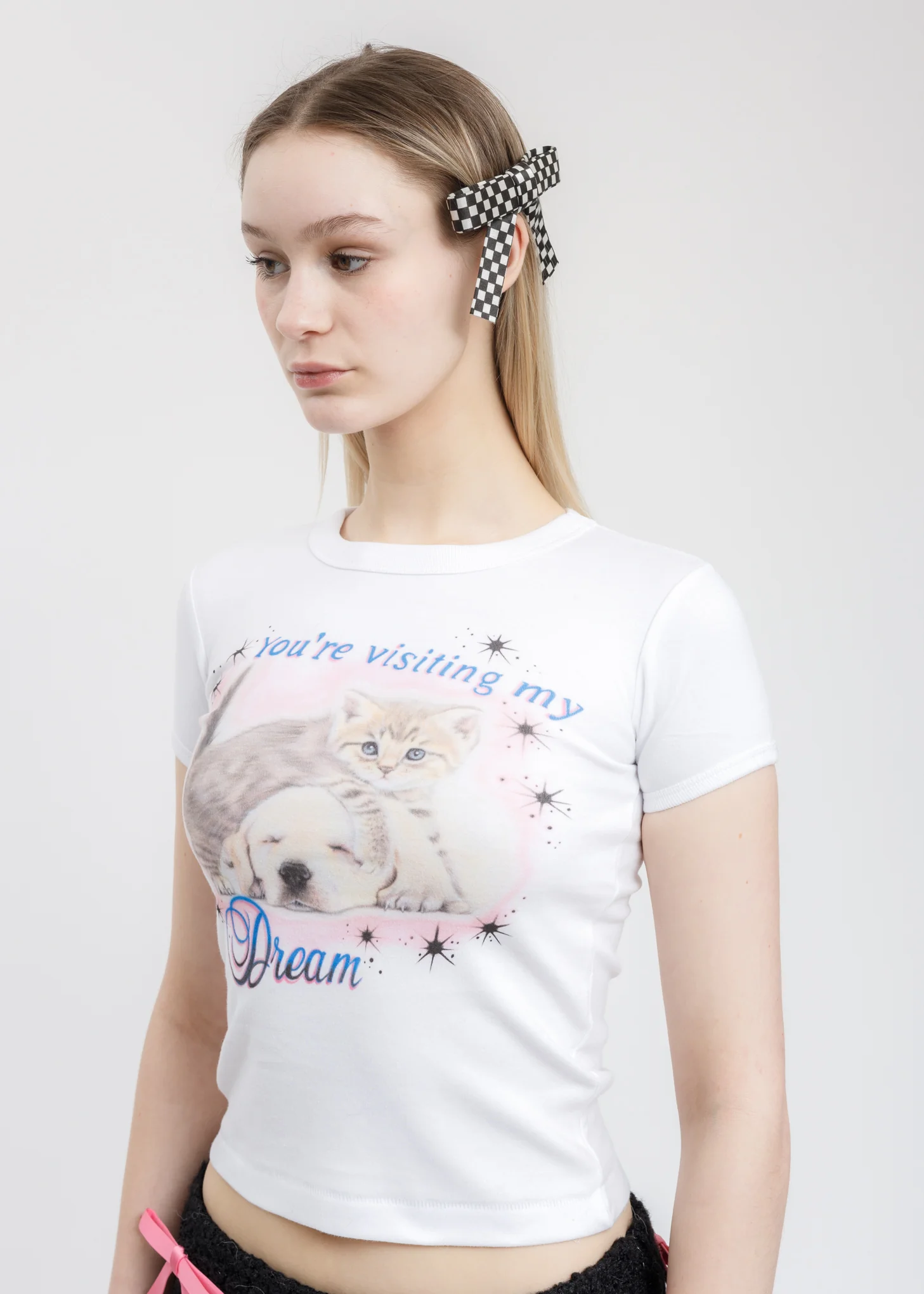 White Dreams Baby Tee - Image 2