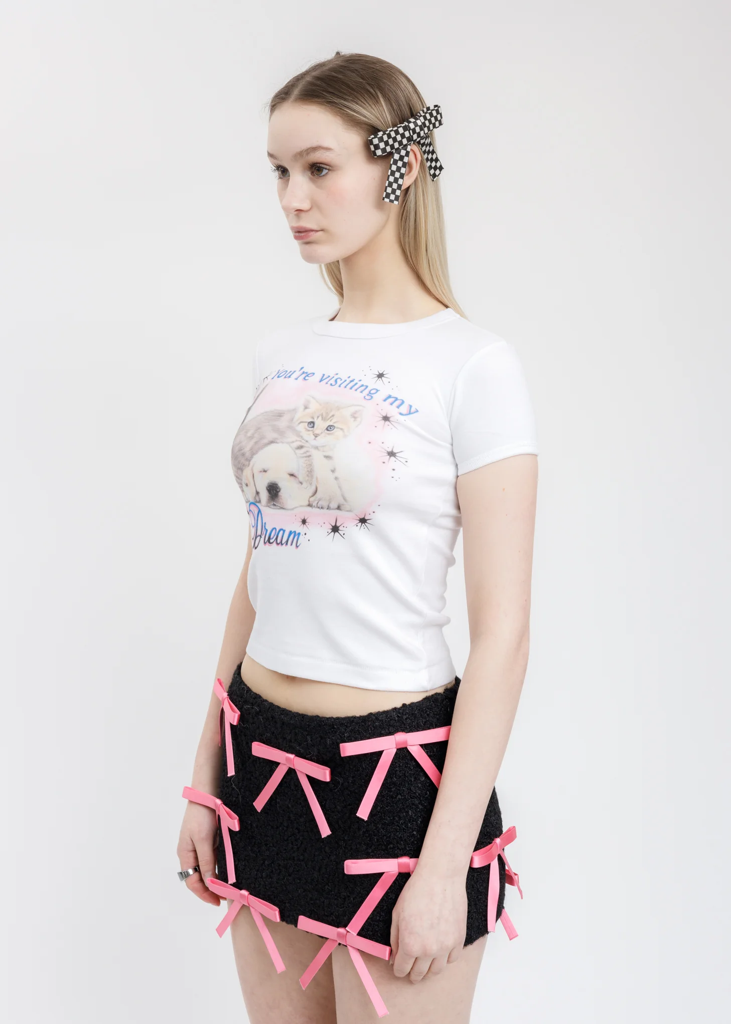 White Dreams Baby Tee - Image 3