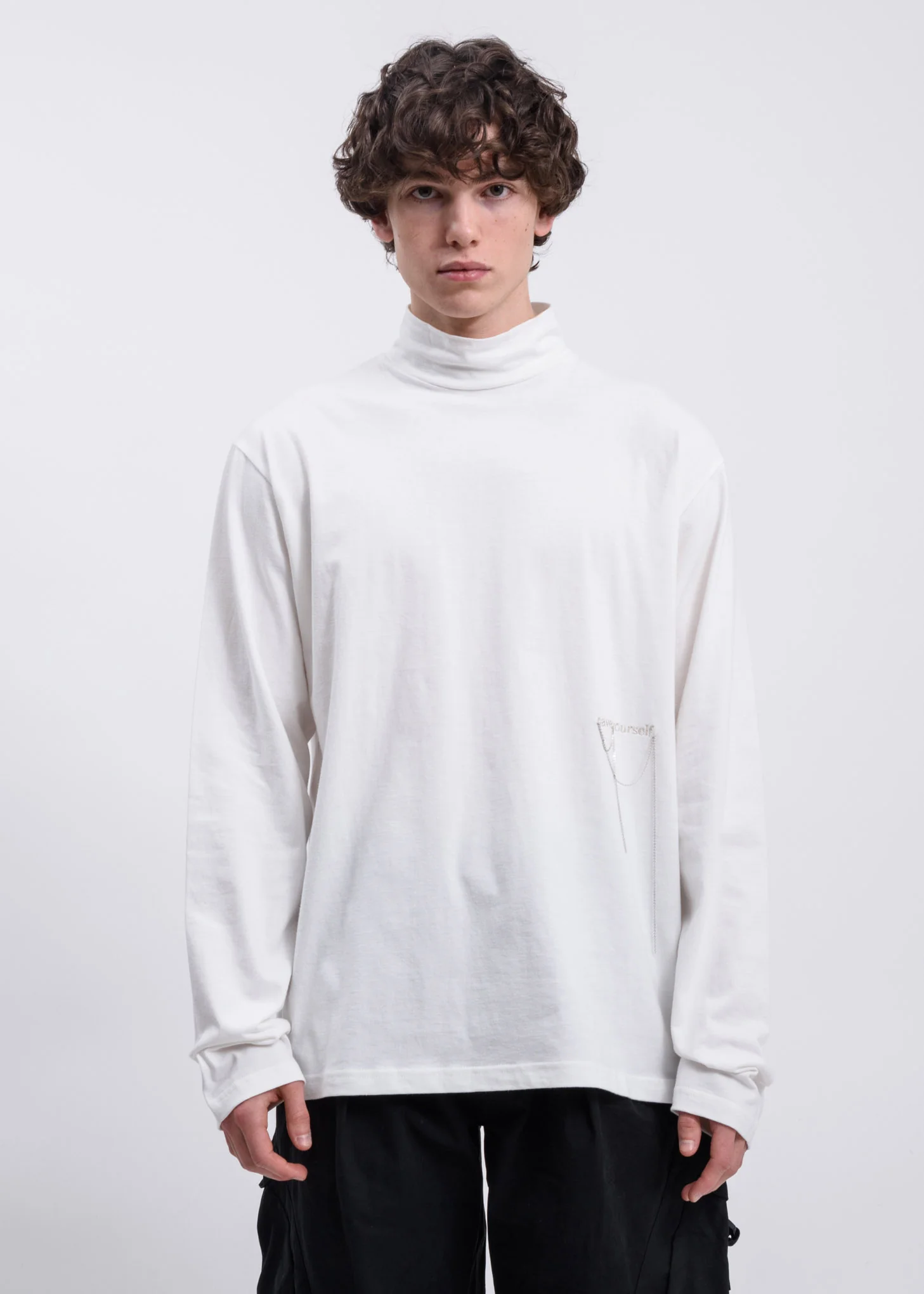 White Embroidered Long Sleeve
