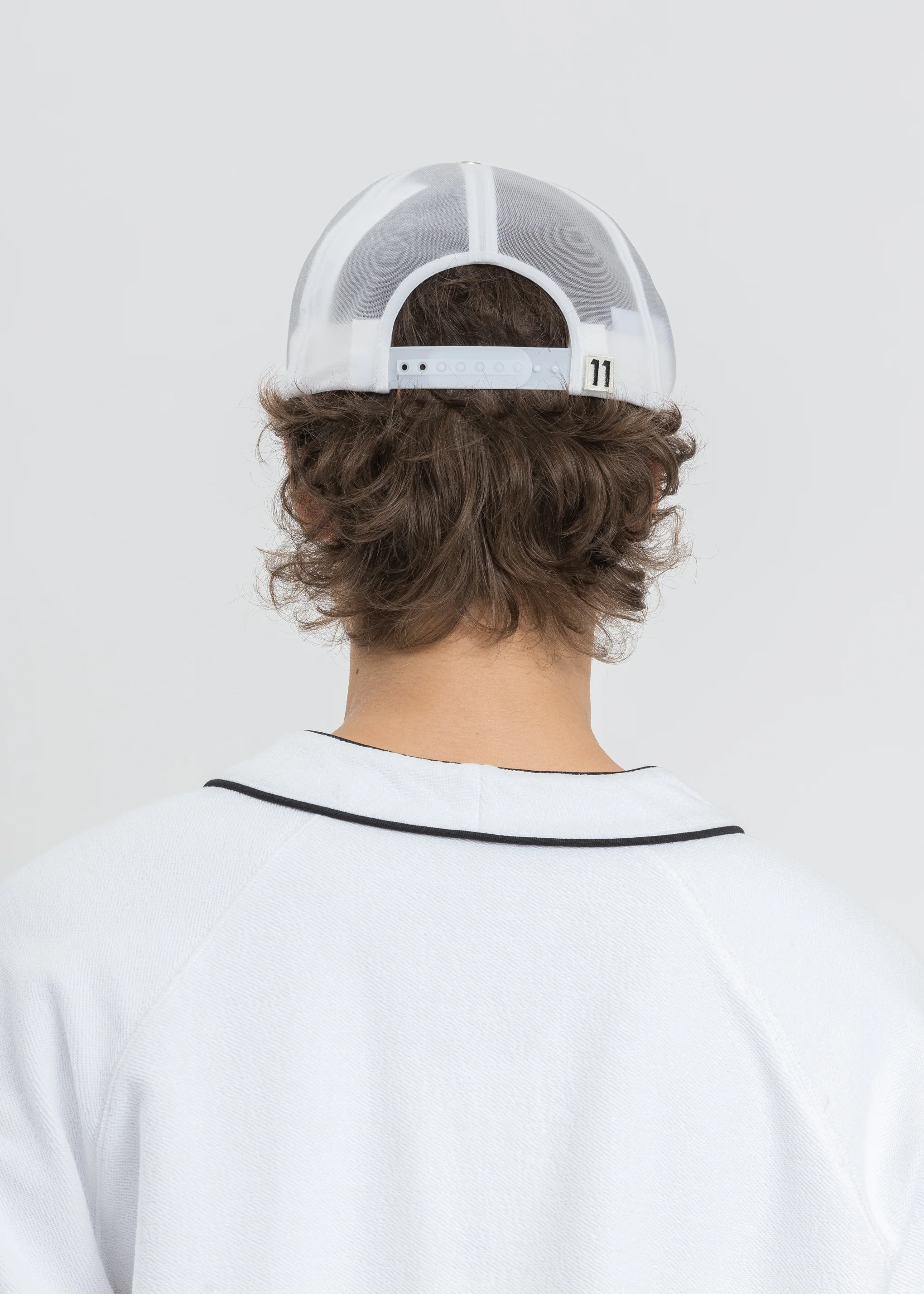 White Embroidered Sailing Cap - Image 2