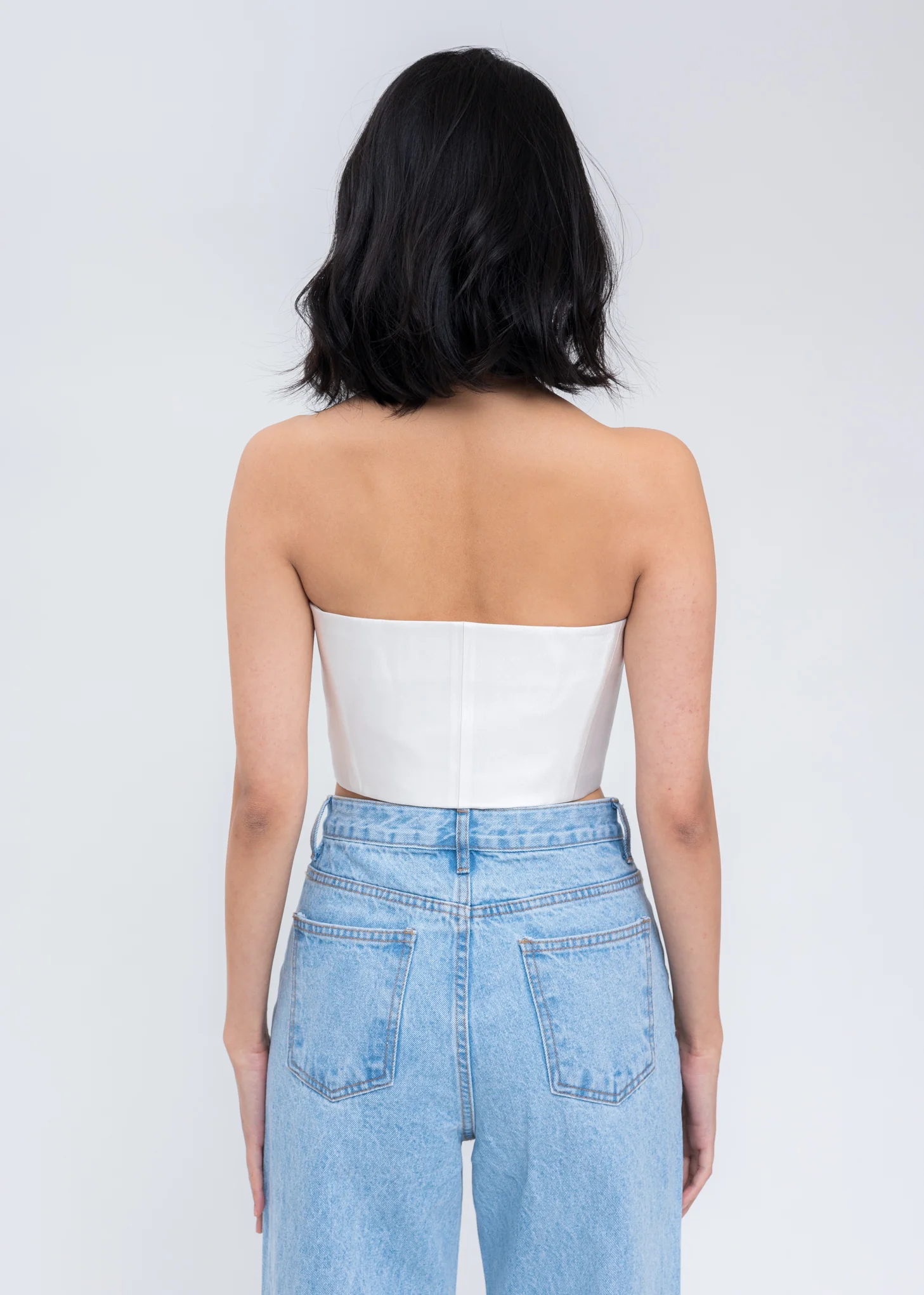 White Emma Tube Top - Image 4
