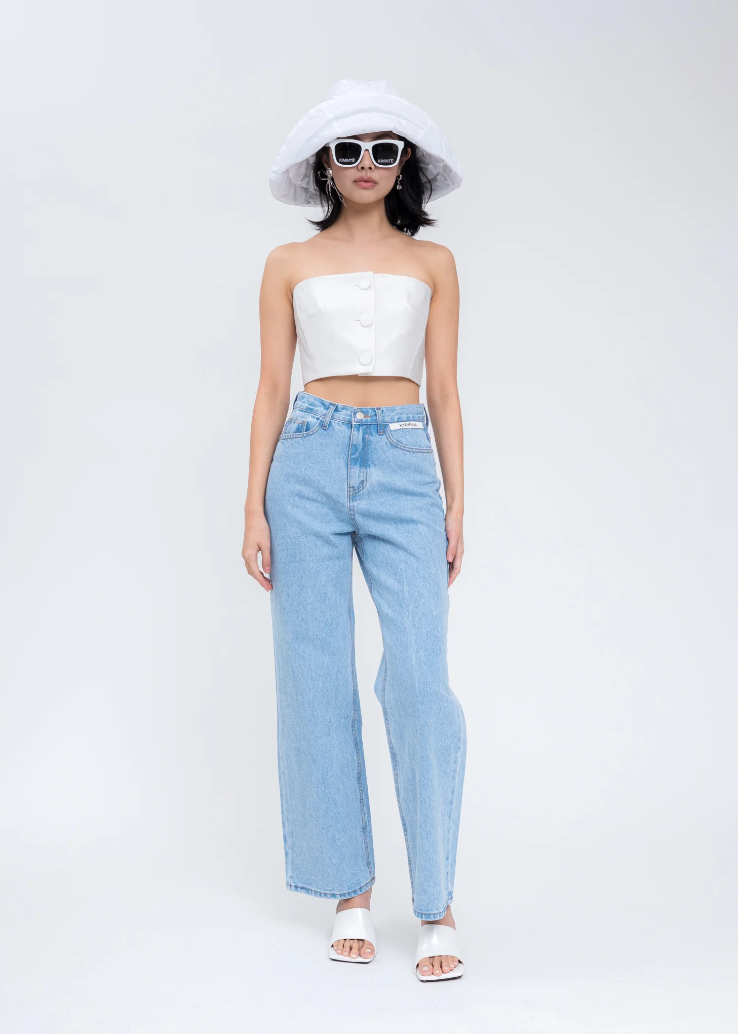 White Emma Tube Top - Image 5