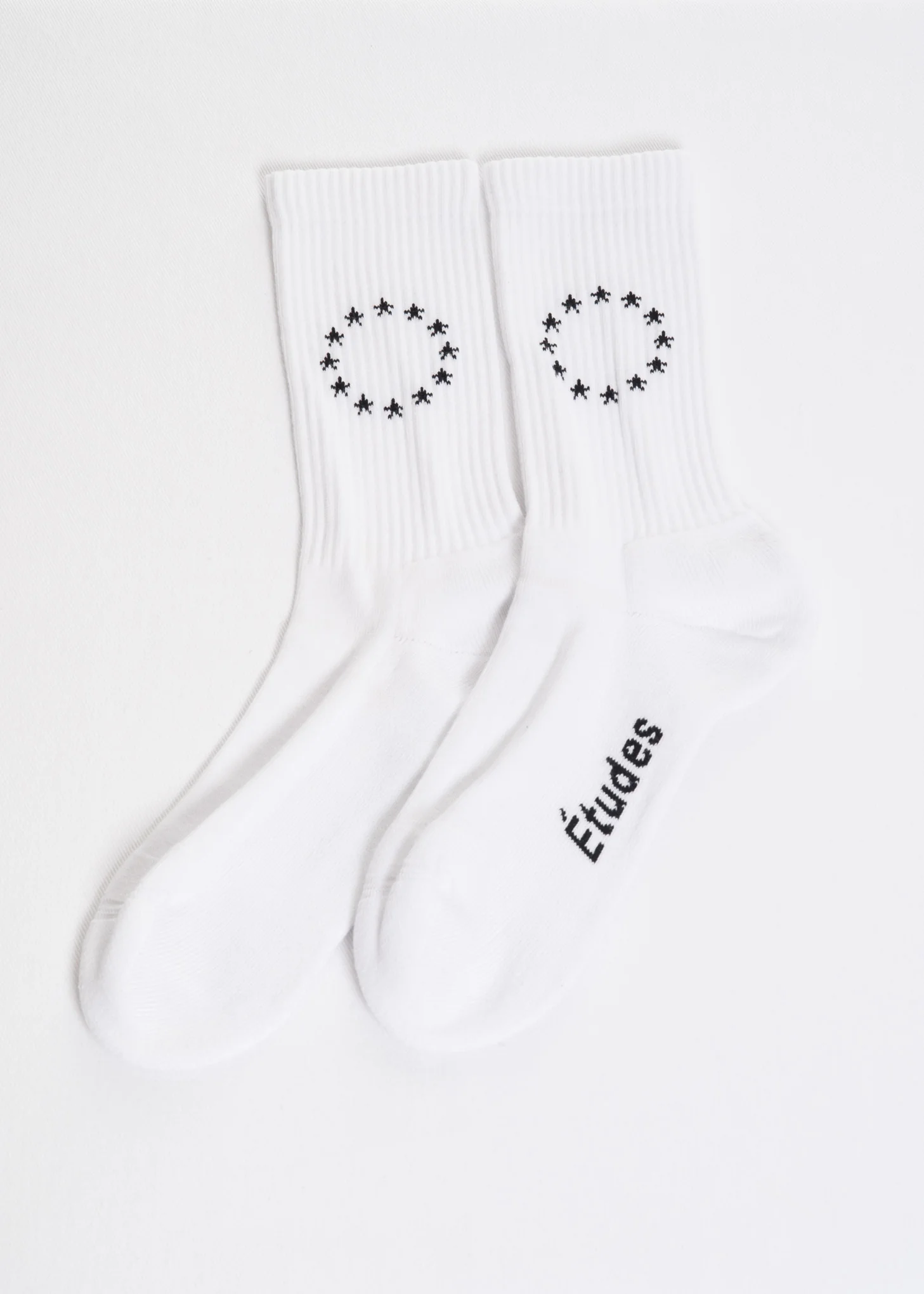 White Europa Track Socks