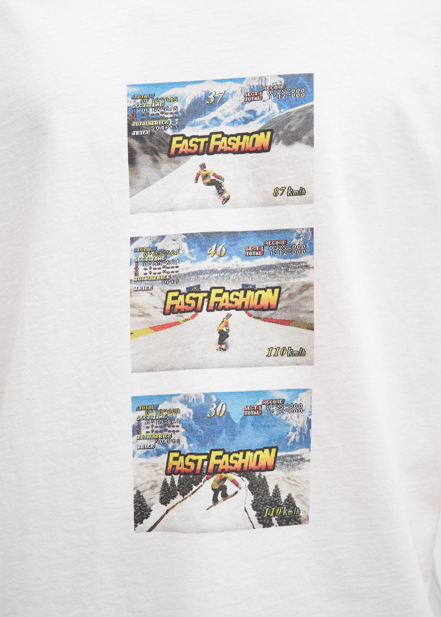 White Fast Fashion T-Shirt - Image 2