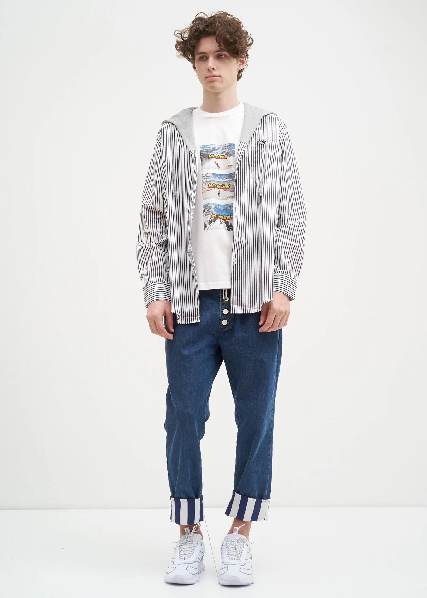 White Fast Fashion T-Shirt - Image 4