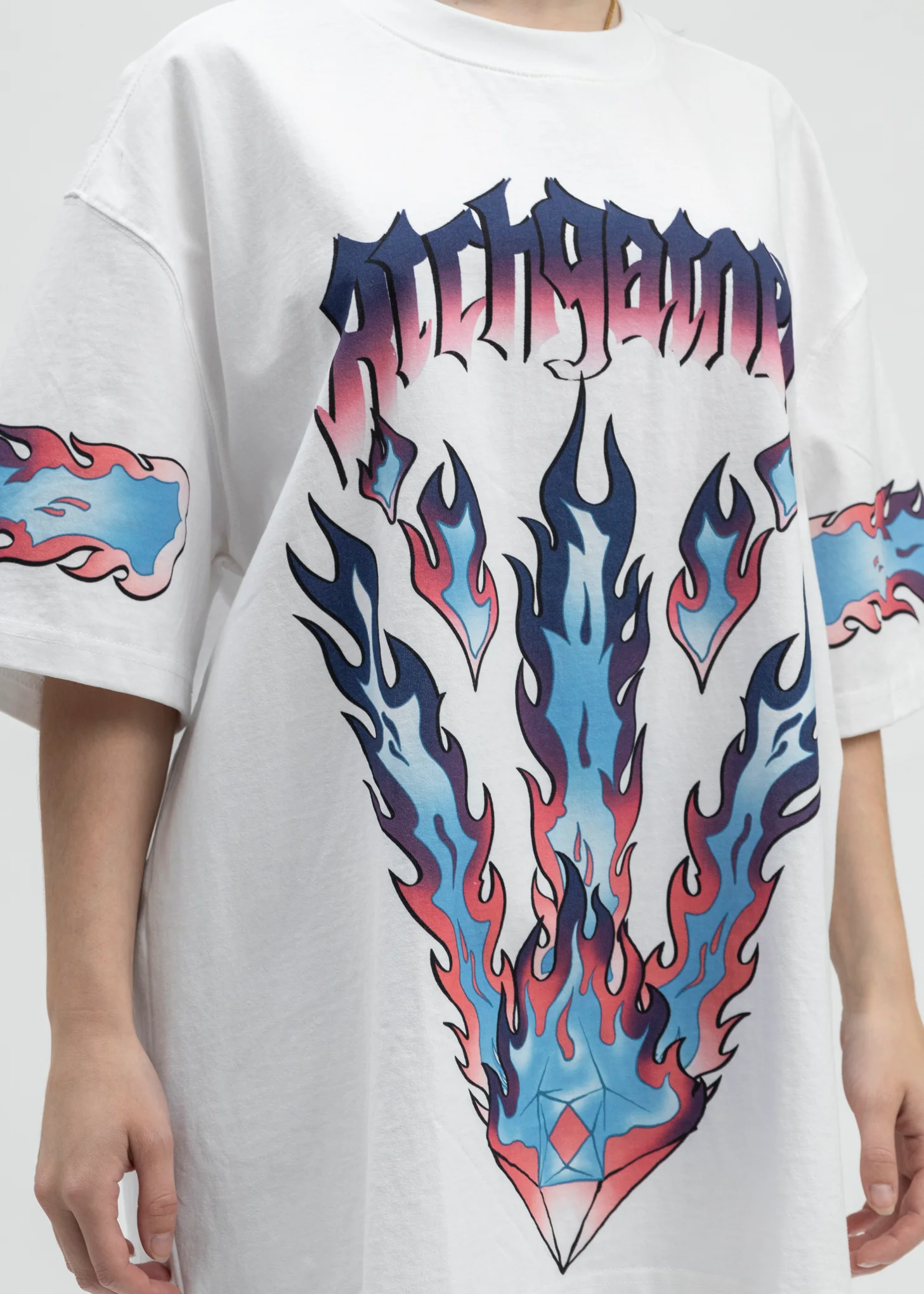 WHITE FIRE T-SHIRT - Image 4