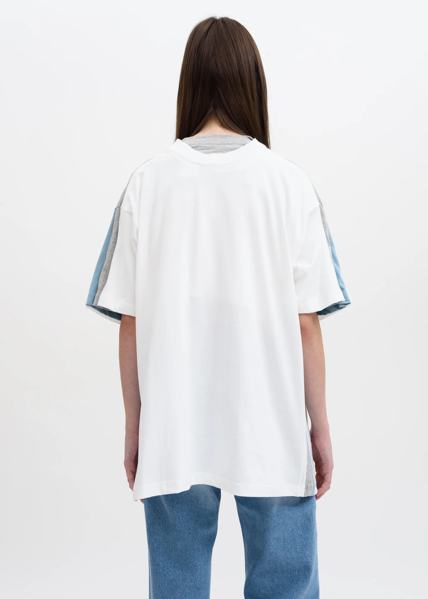 White Four Layer T-Shirt - Image 2