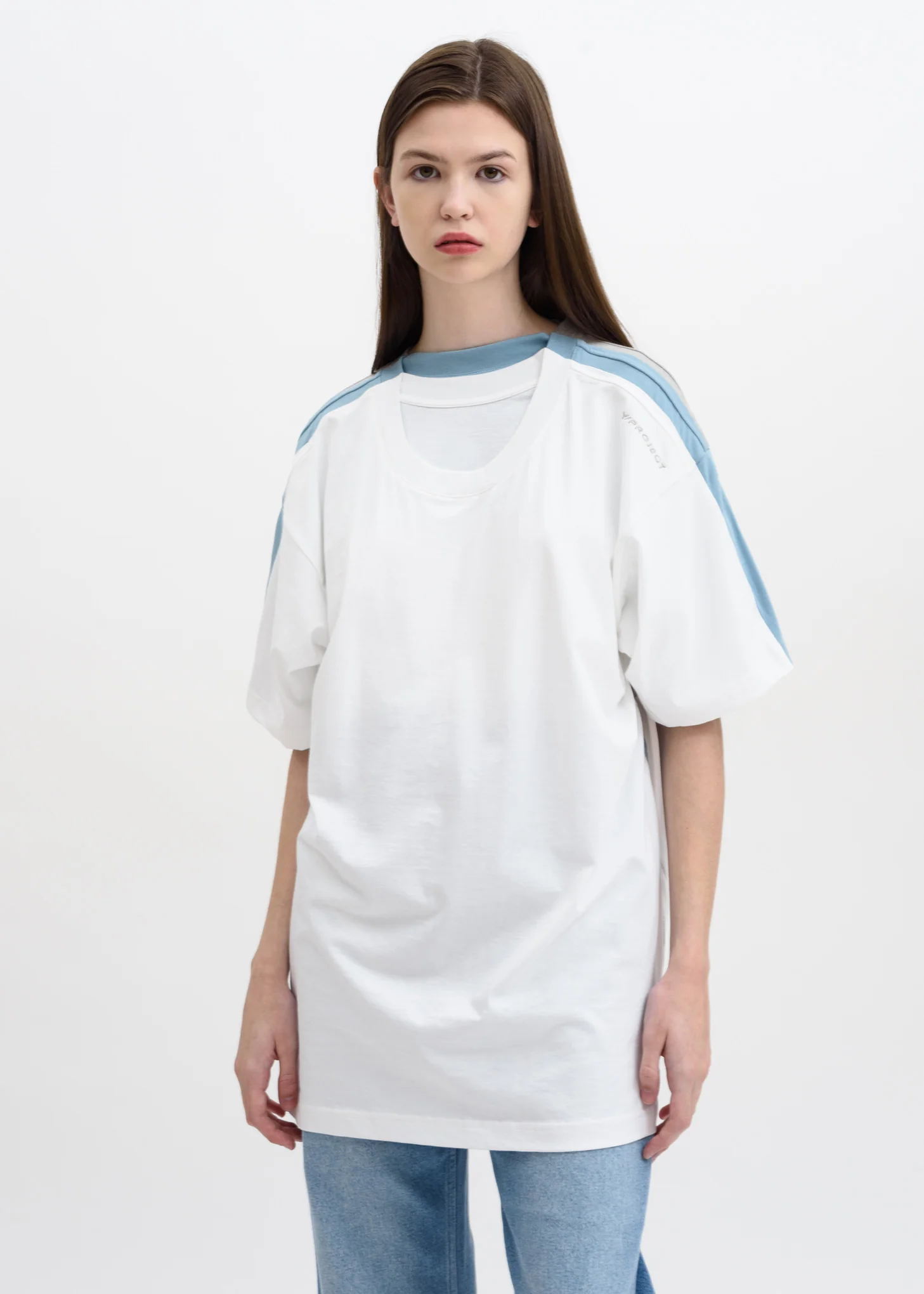 White Four Layer T-Shirt - Image 3