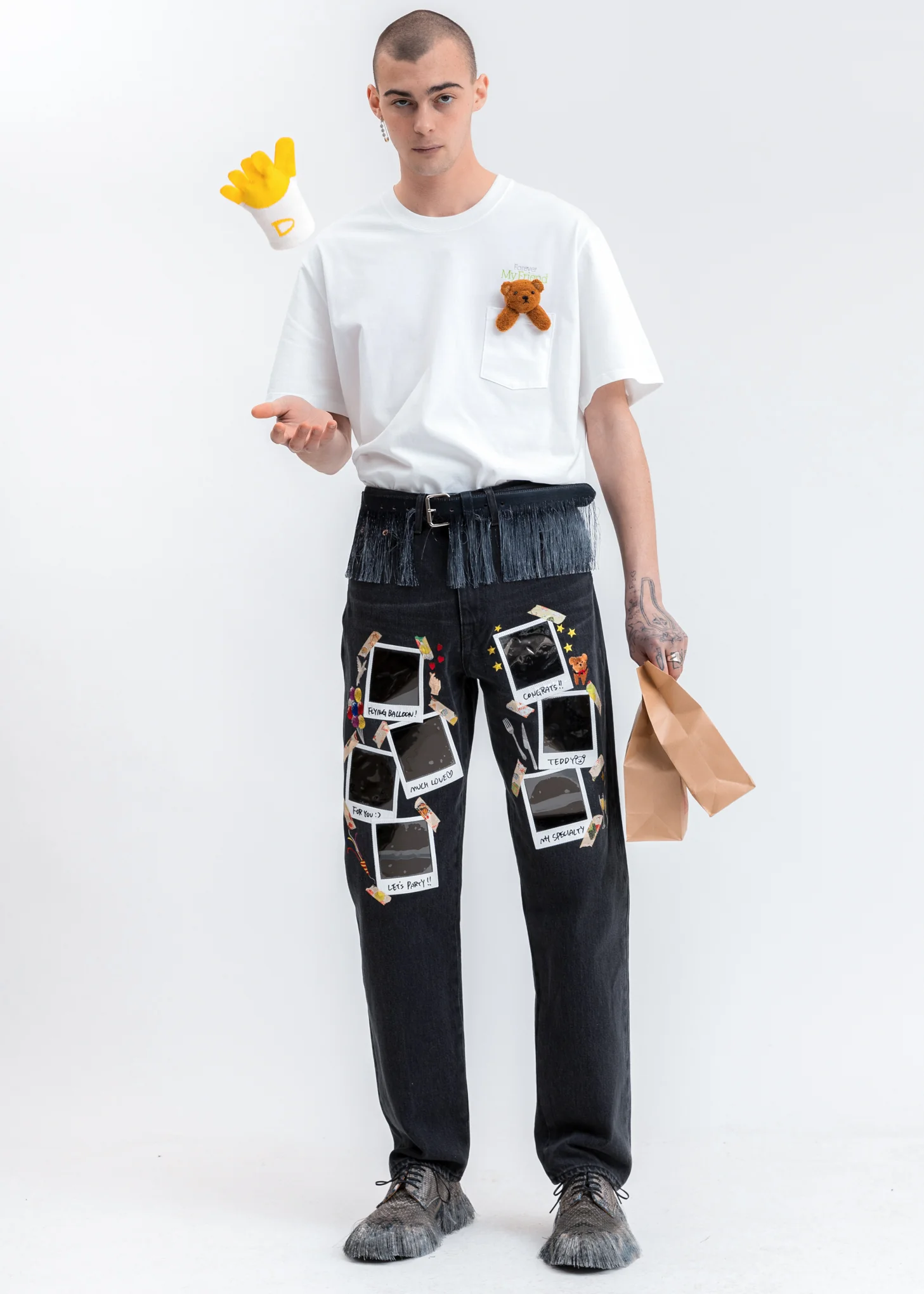 White Fried Potato Socks - Image 2