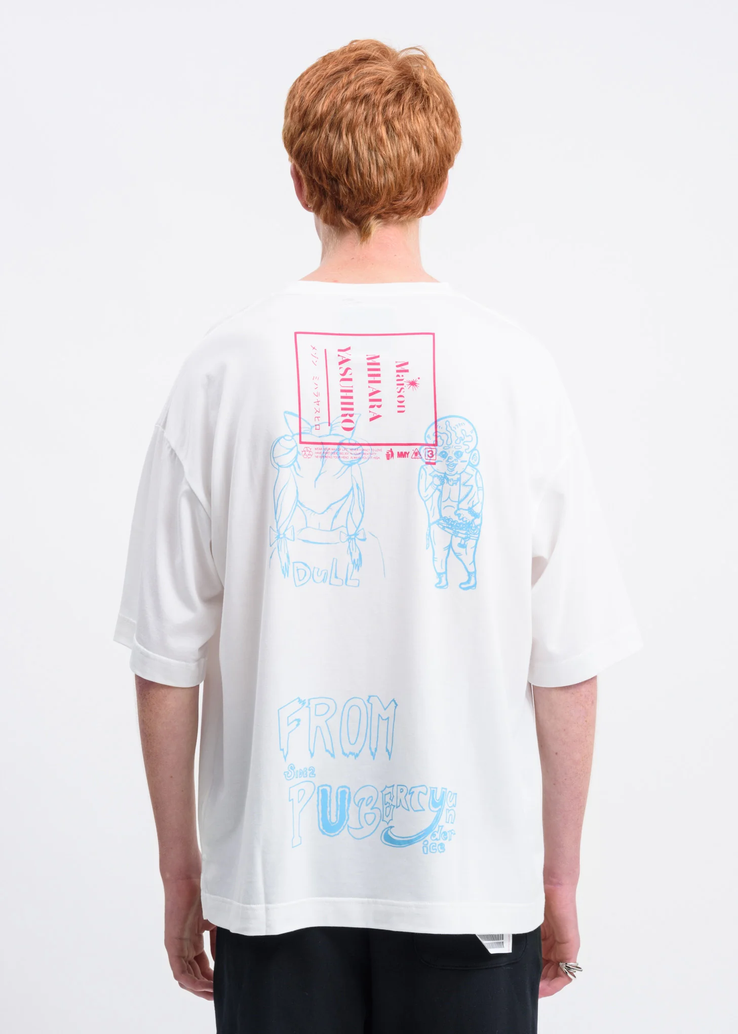 White From Printed T-Shirt - Image 3