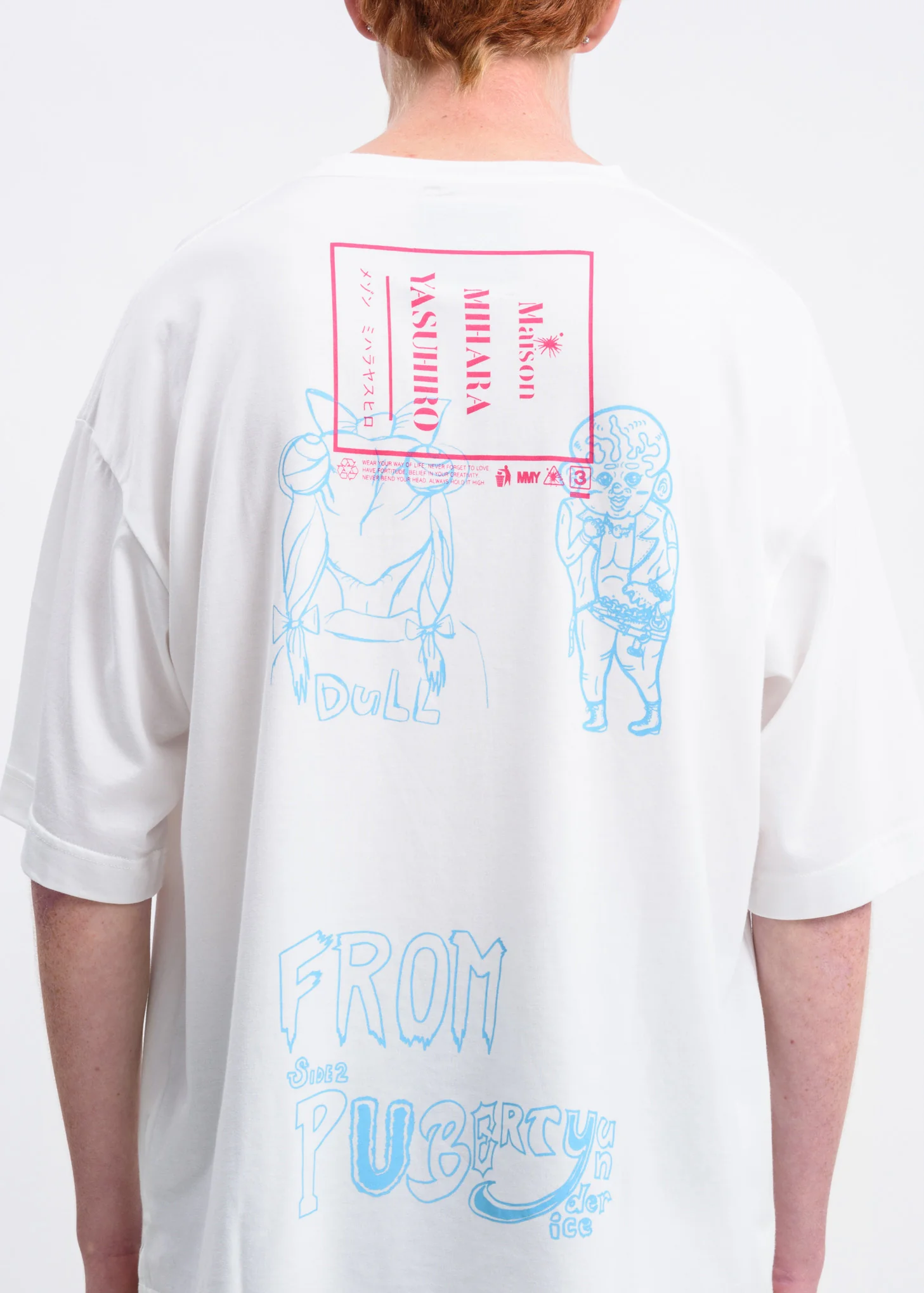 White From Printed T-Shirt - Image 4