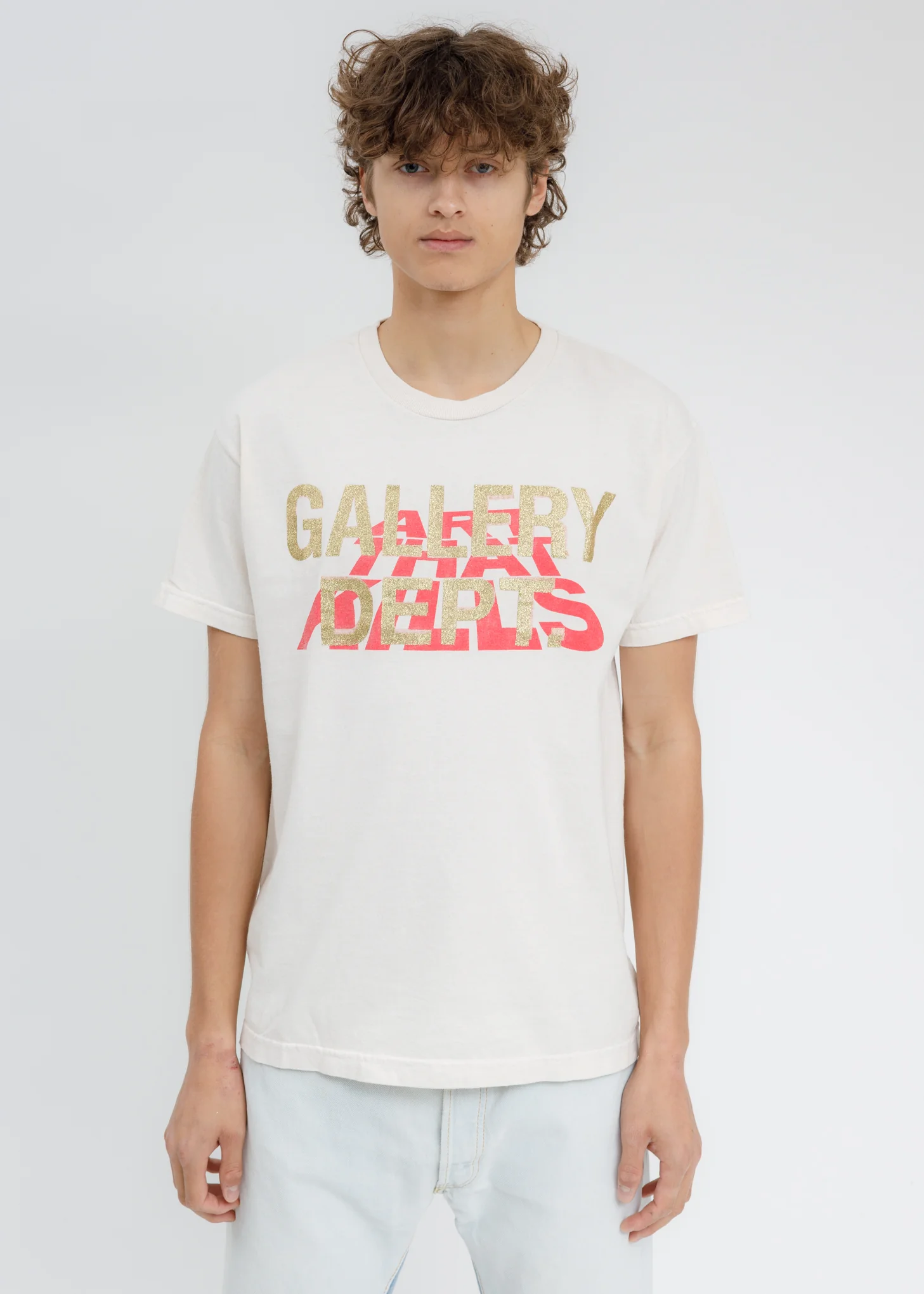 White GD Stack ATK Logo Tee