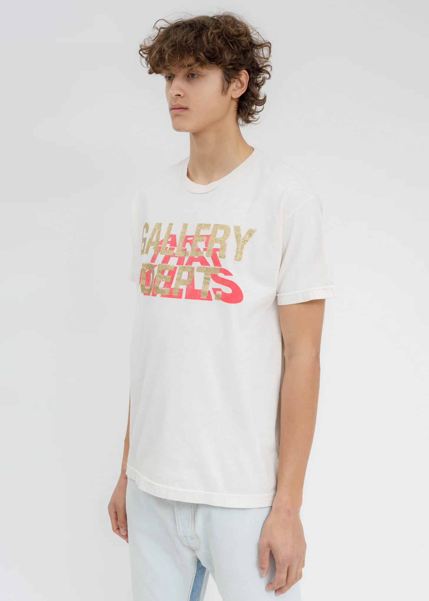 White GD Stack ATK Logo Tee - Image 3