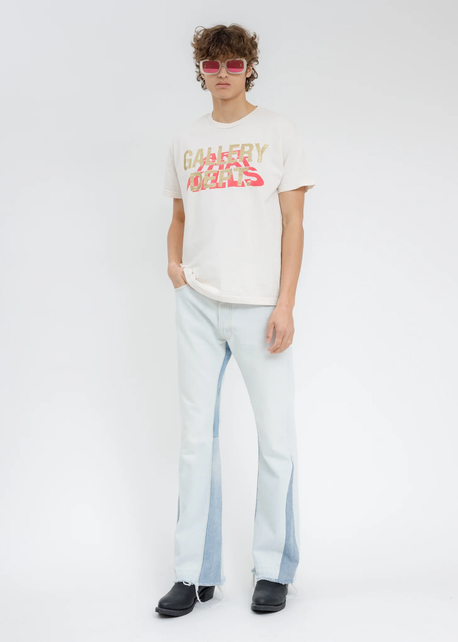 White GD Stack ATK Logo Tee - Image 6