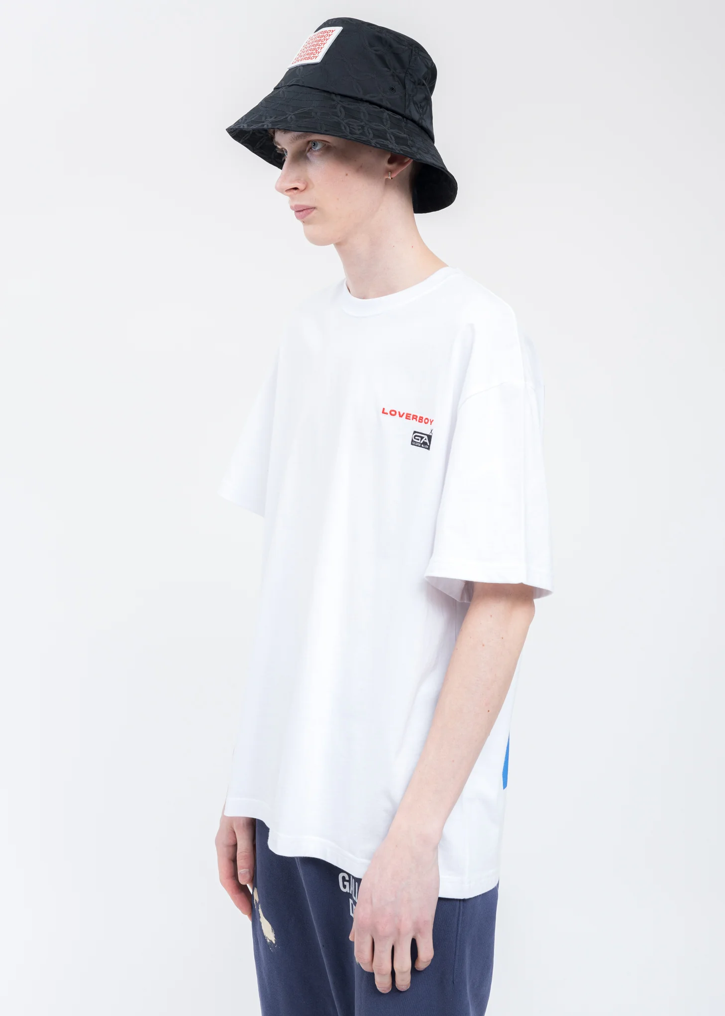 White GEORGE ALLAN Artwork T-Shirt - Image 3
