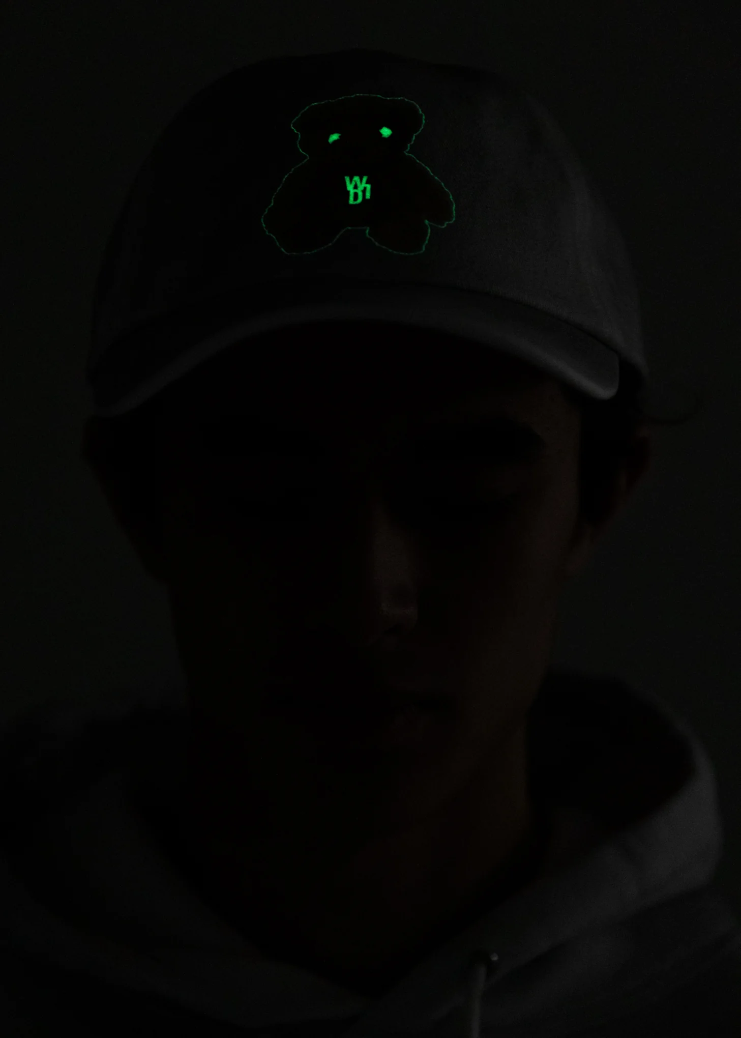 White Glow In The Dark Teddy Cap - Image 2
