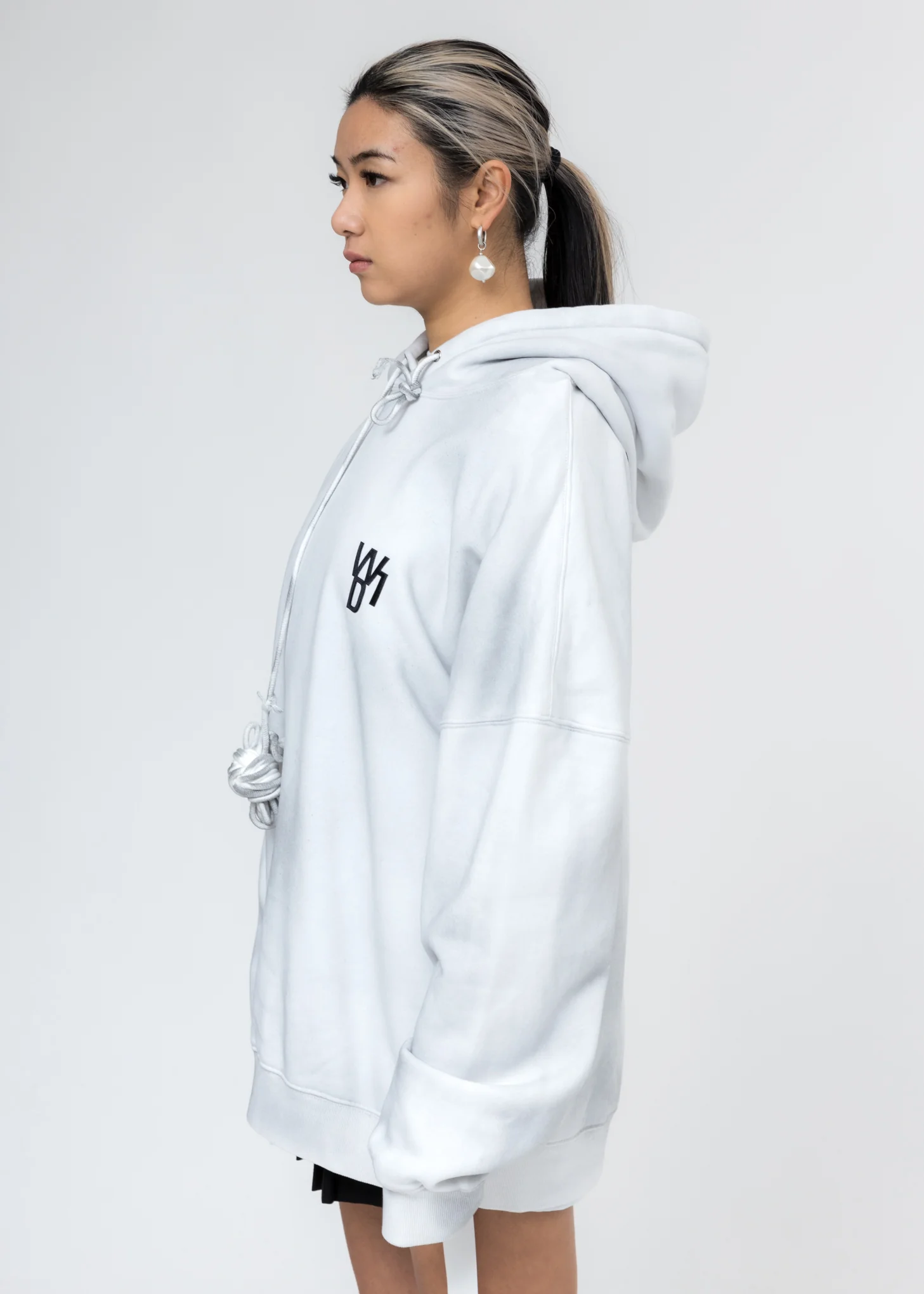 White Glow In The Dark Teddy Hoodie - Image 4