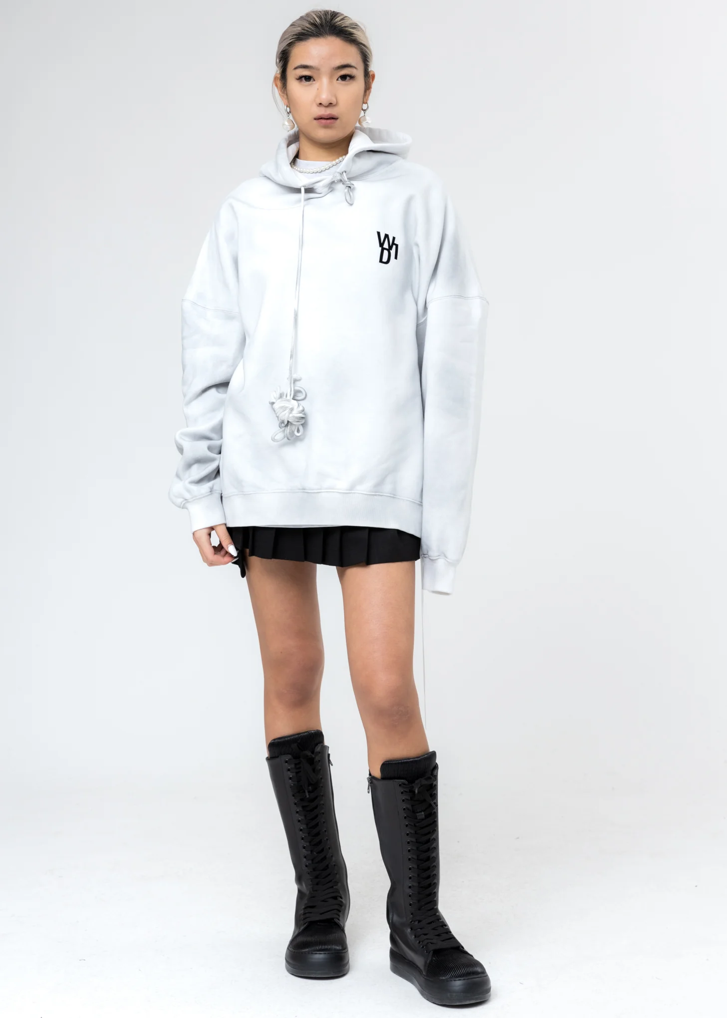 White Glow In The Dark Teddy Hoodie - Image 7