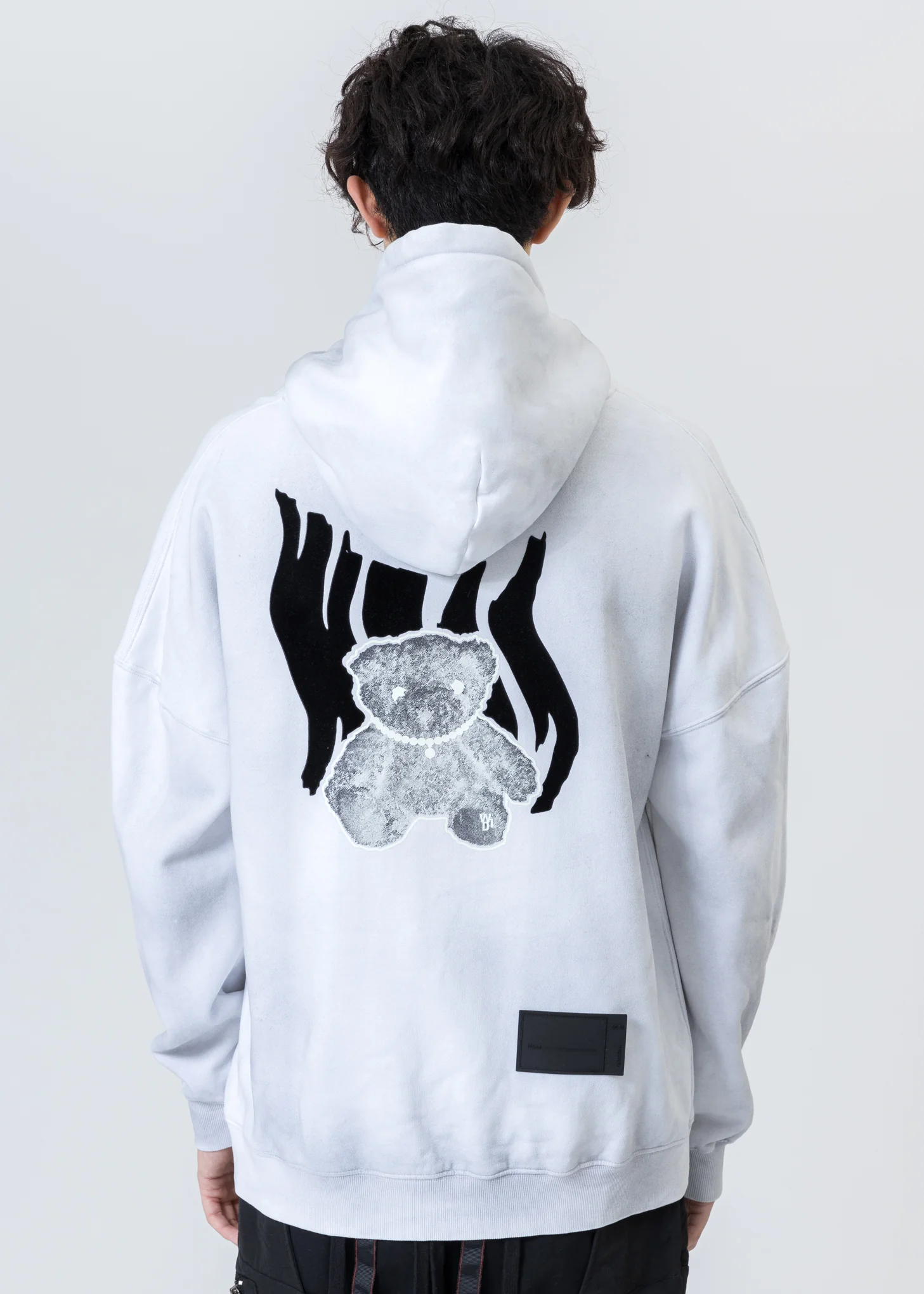 White Glow In The Dark Teddy Hoodie