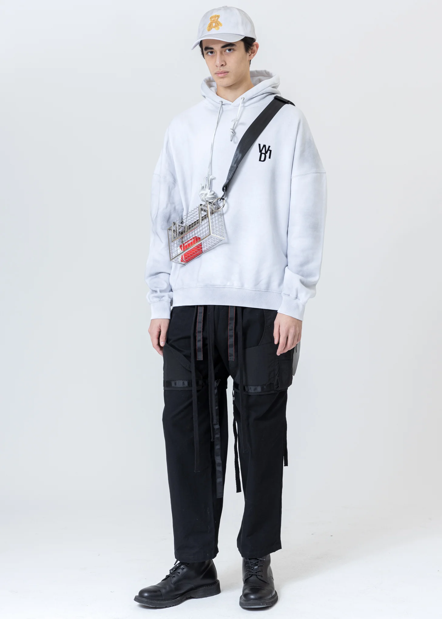 White Glow In The Dark Teddy Hoodie - Image 7
