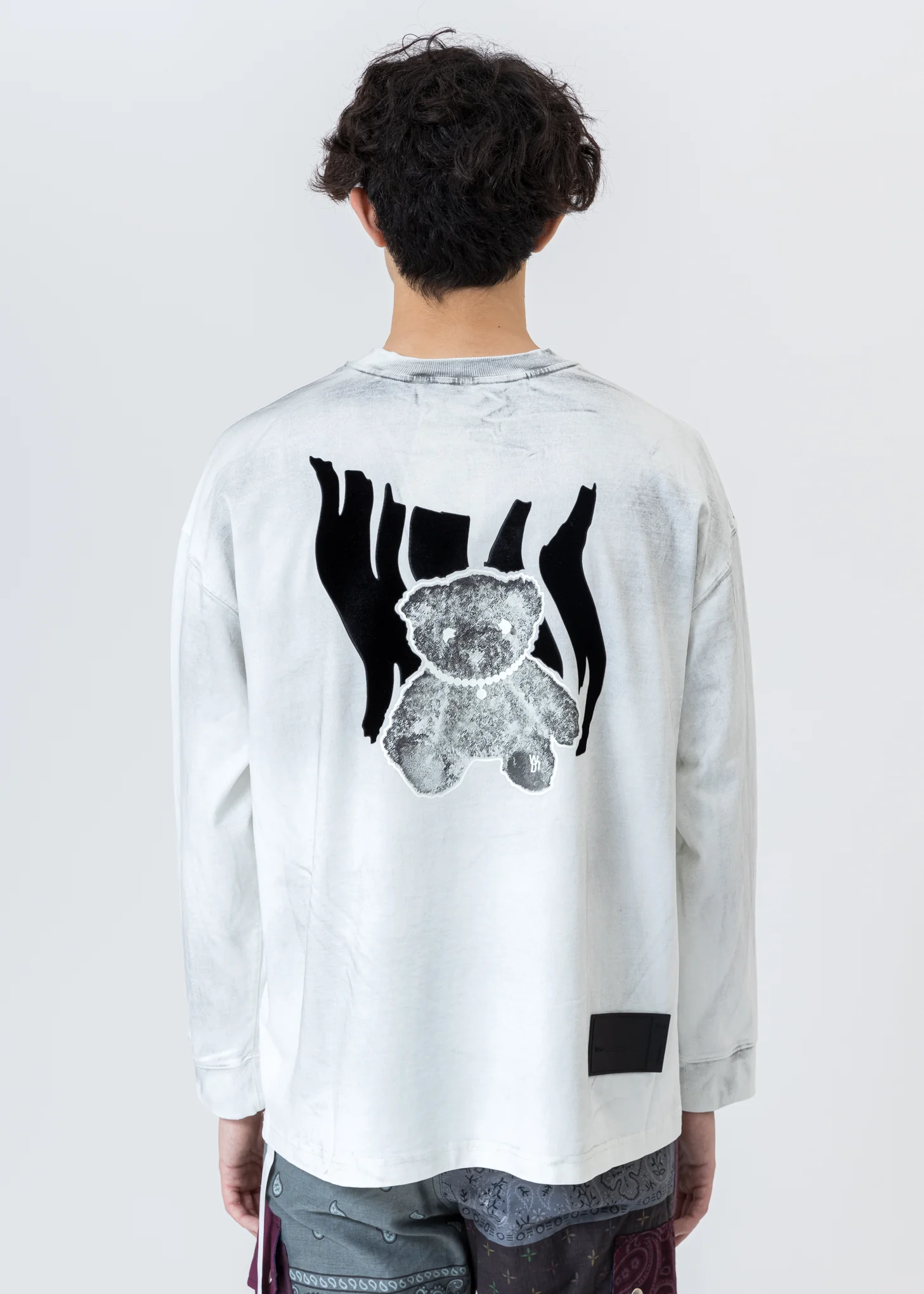 White Glow In The Dark Teddy Long Sleeve