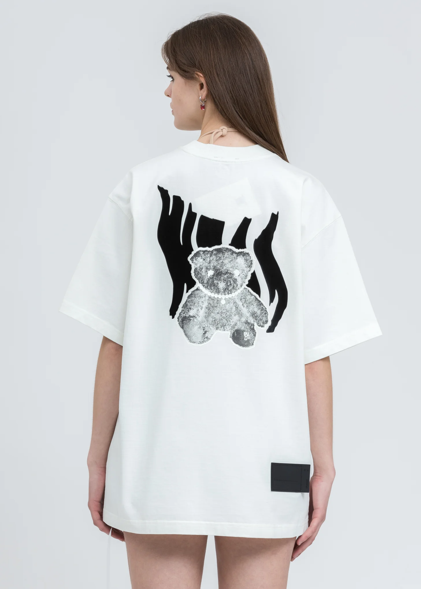 White Glow In The Dark Teddy T-Shirt