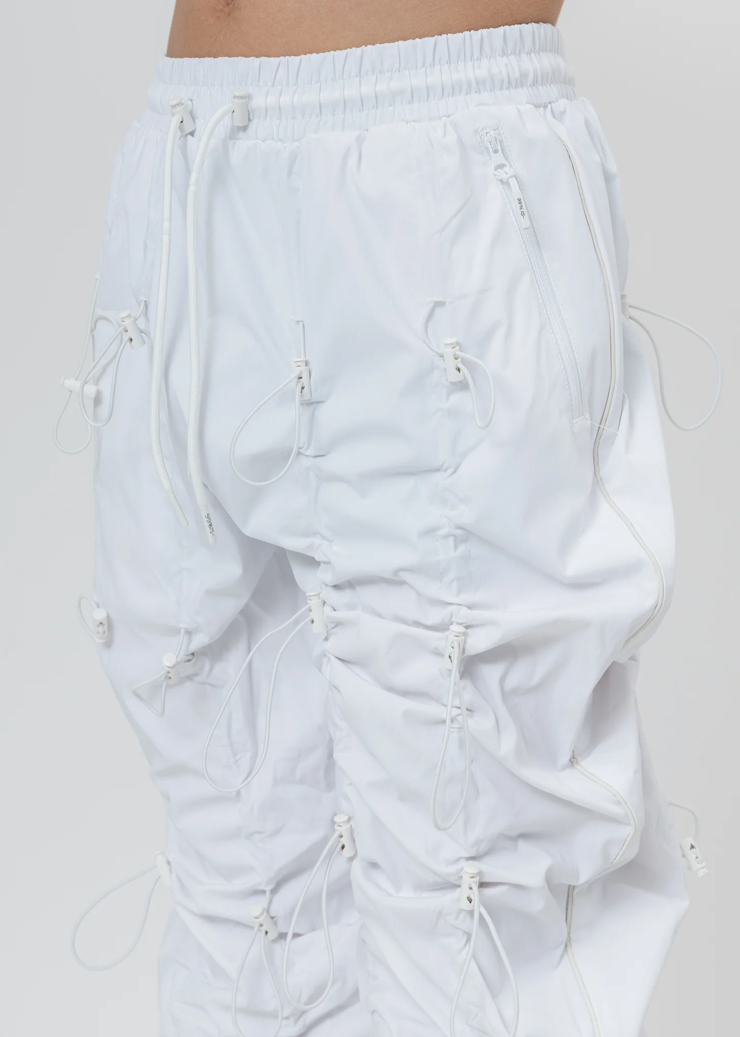 White GOBCHANG Pants - Image 4