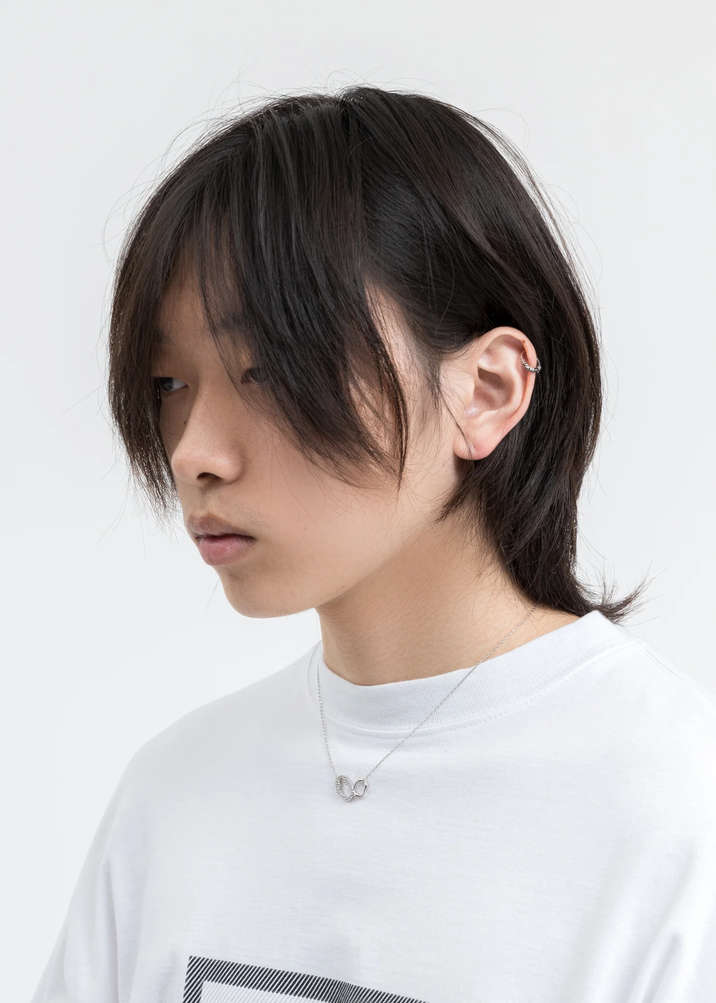 White Gold Cell Division Necklace - Image 3