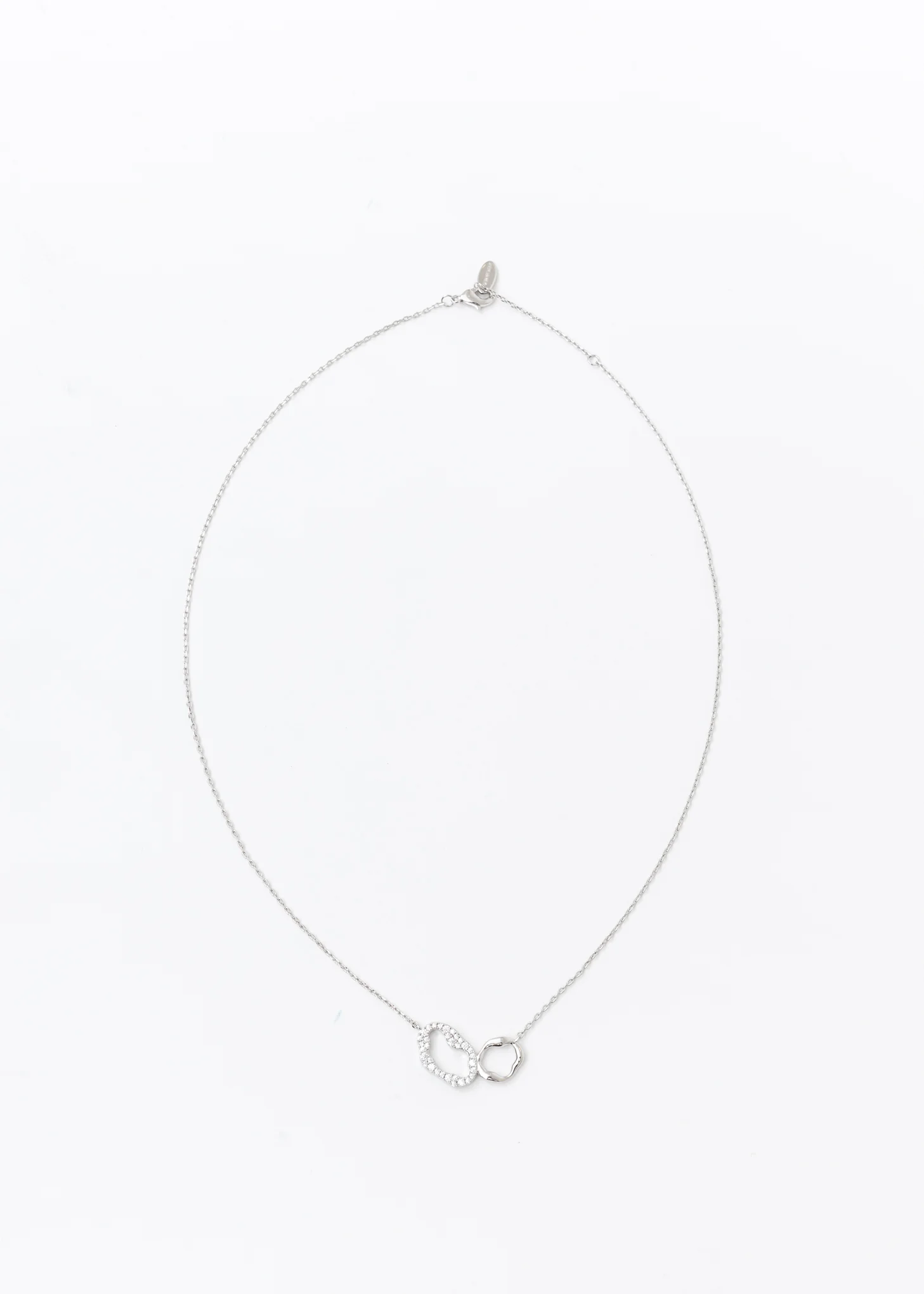 White Gold Cell Division Necklace - Image 4
