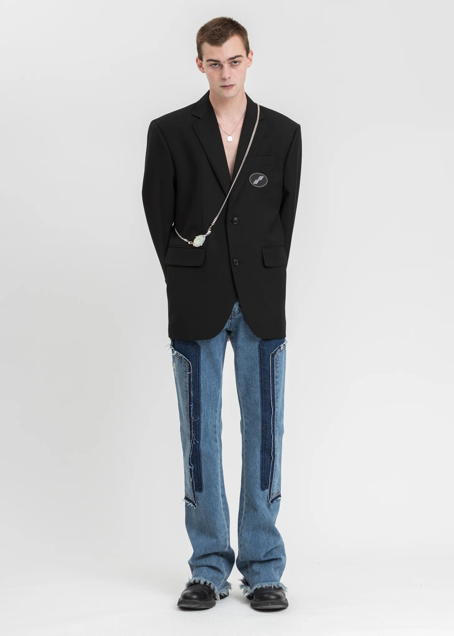 White Gold Mirror Body Chain - Image 8