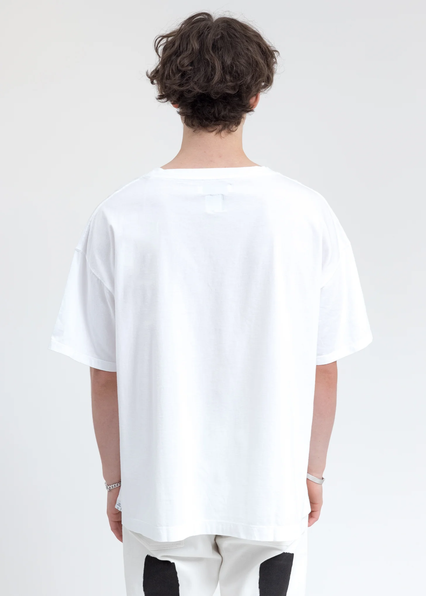 White Graphic Logo Big Tee - Image 3