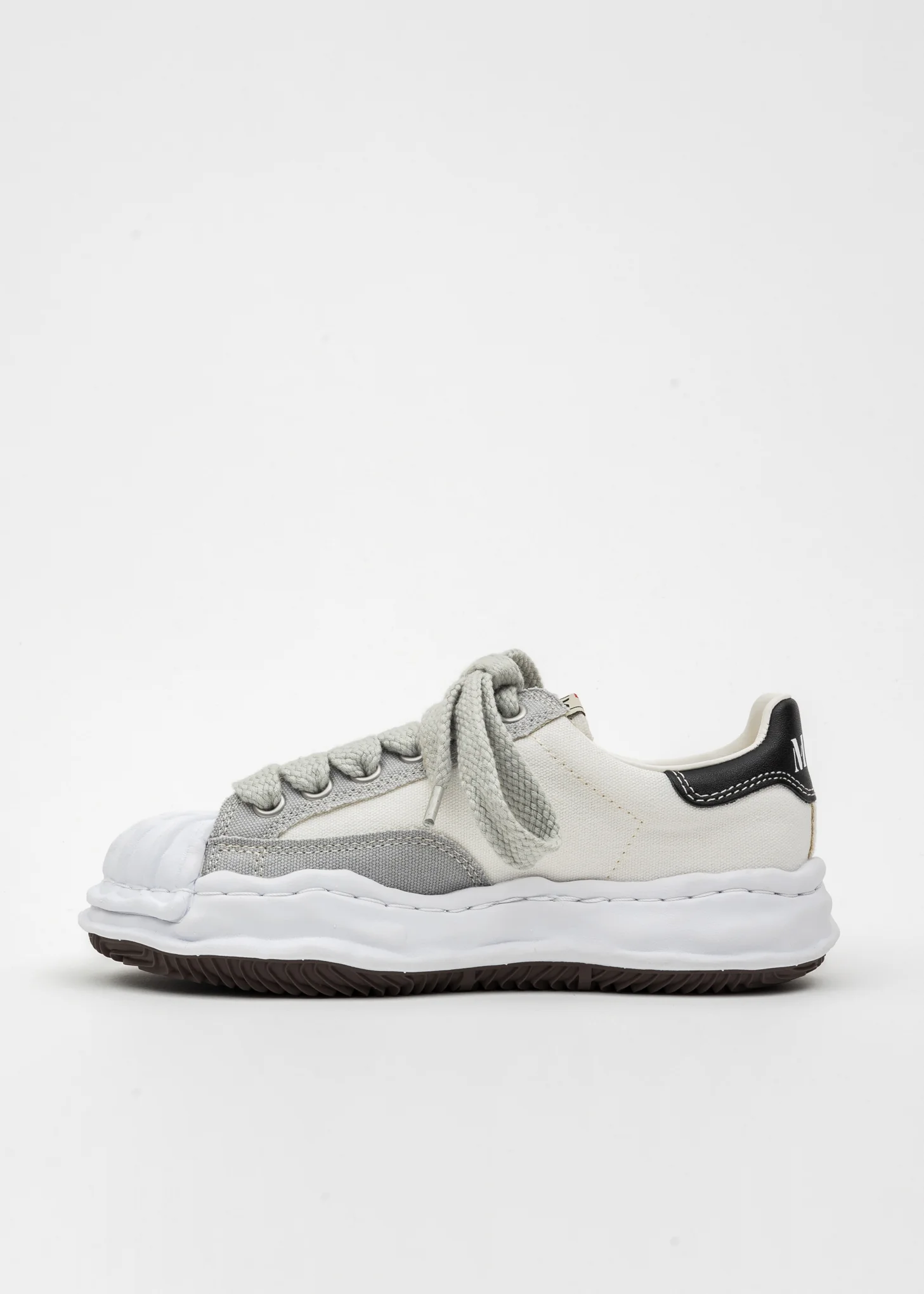 White/Grey OG Sole STC Canvas Low-Top Sneaker (BLAKEY LOW) - Image 4
