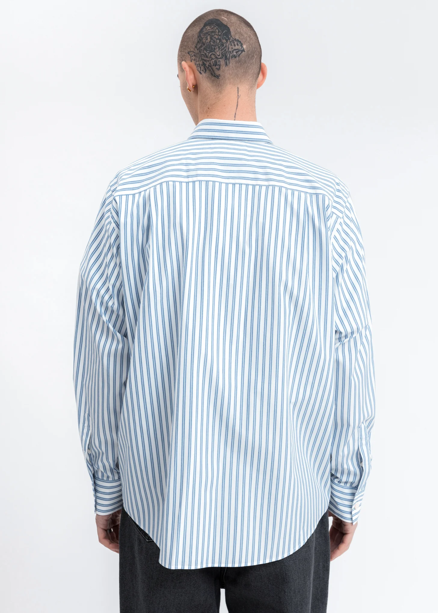 White Happy Balloons Stripe Shirt - Image 4