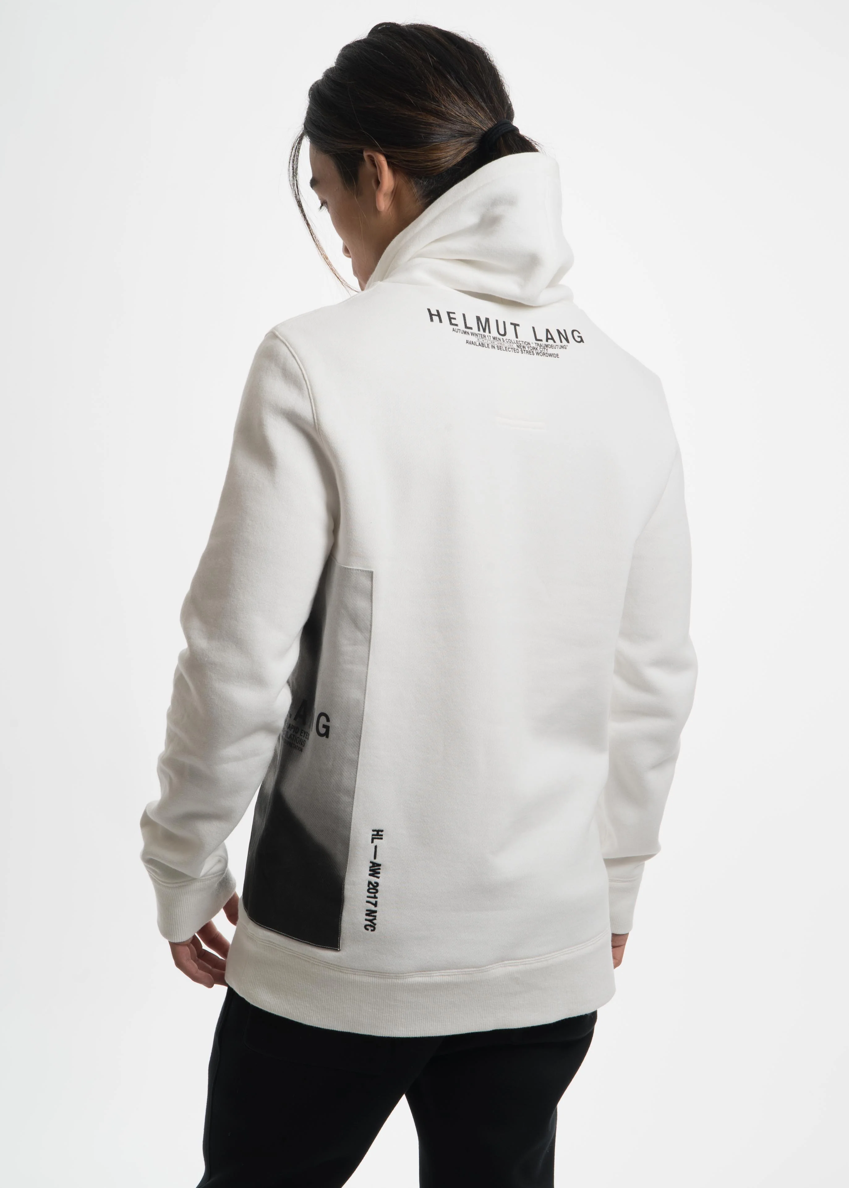 White High Neck Ghost Sweatshirt - Image 4