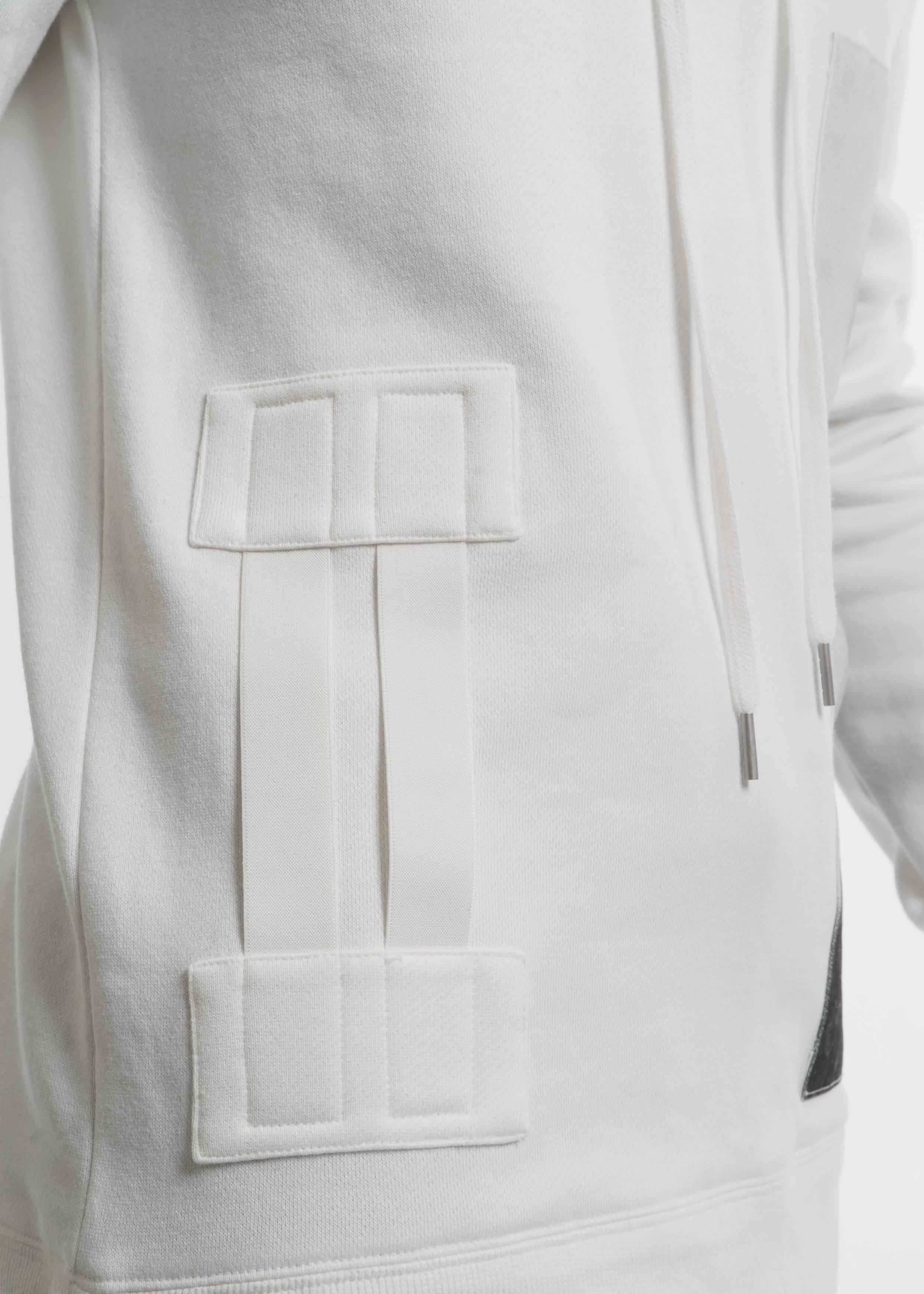 White High Neck Ghost Sweatshirt - Image 7