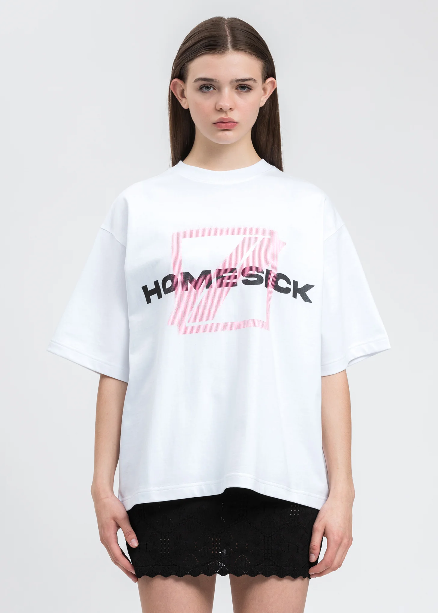 White Homesick Big Logo T-Shirt