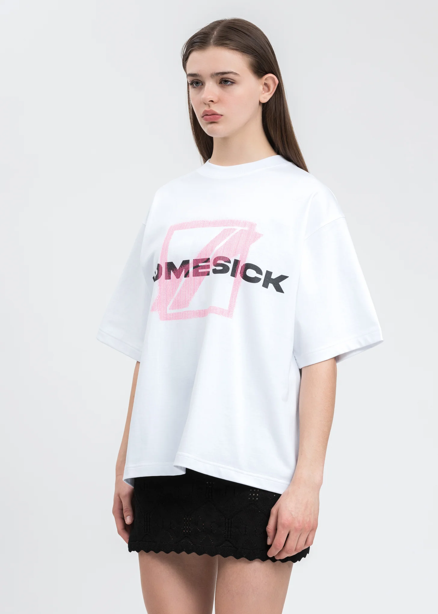 White Homesick Big Logo T-Shirt - Image 2