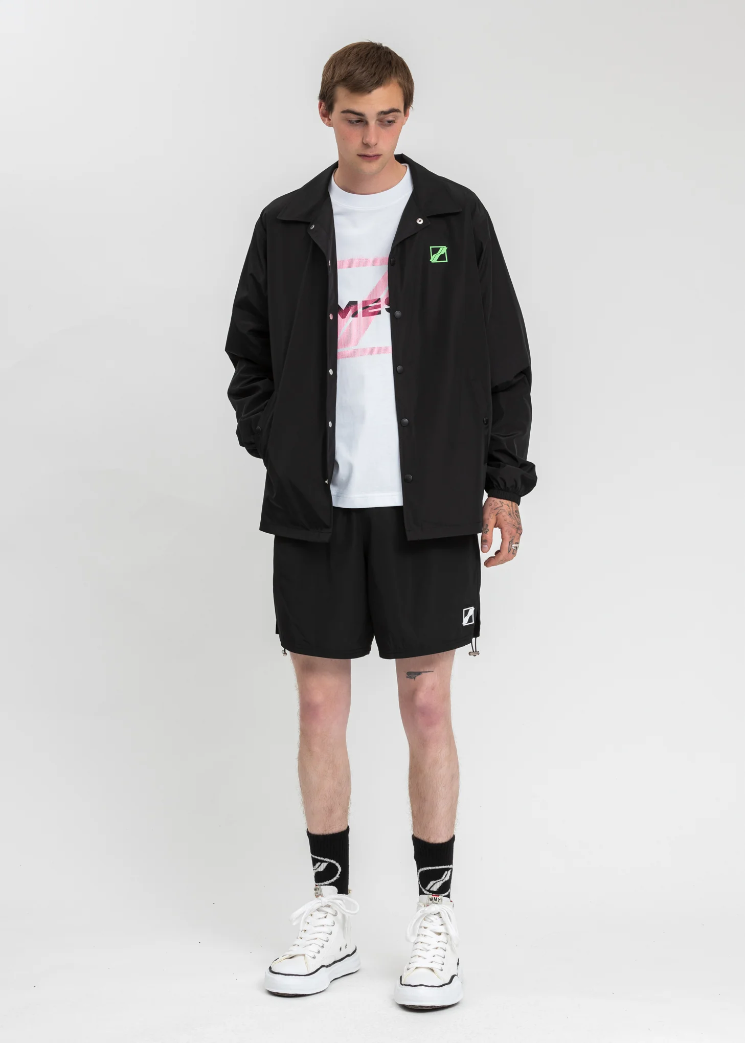 White Homesick Big Logo T-Shirt - Image 6