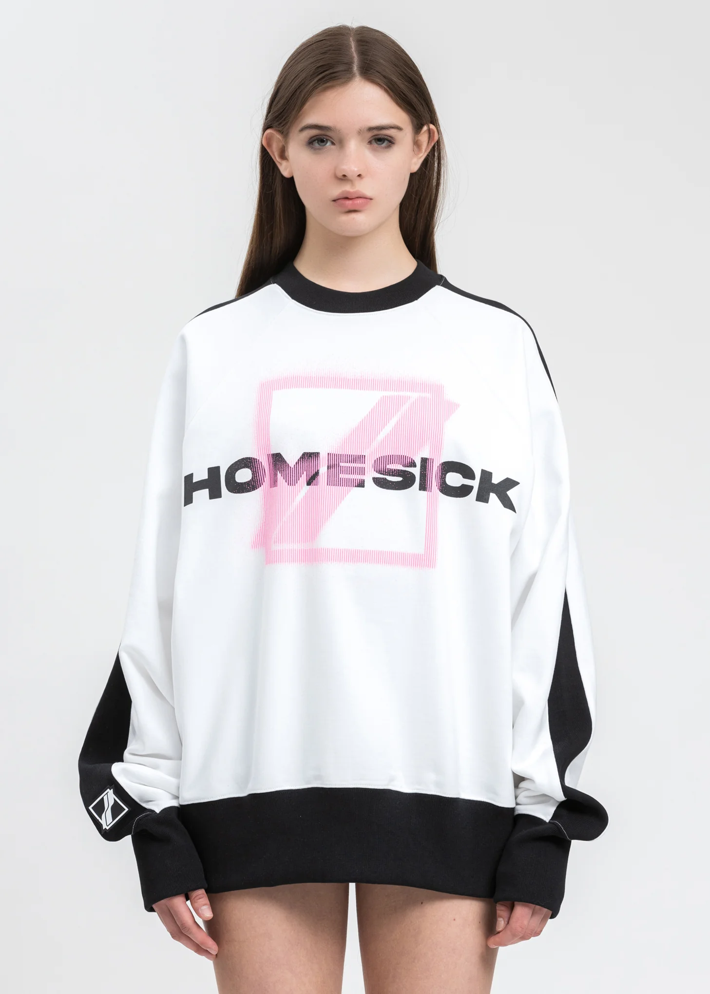 White Homesick Raglan Sweater