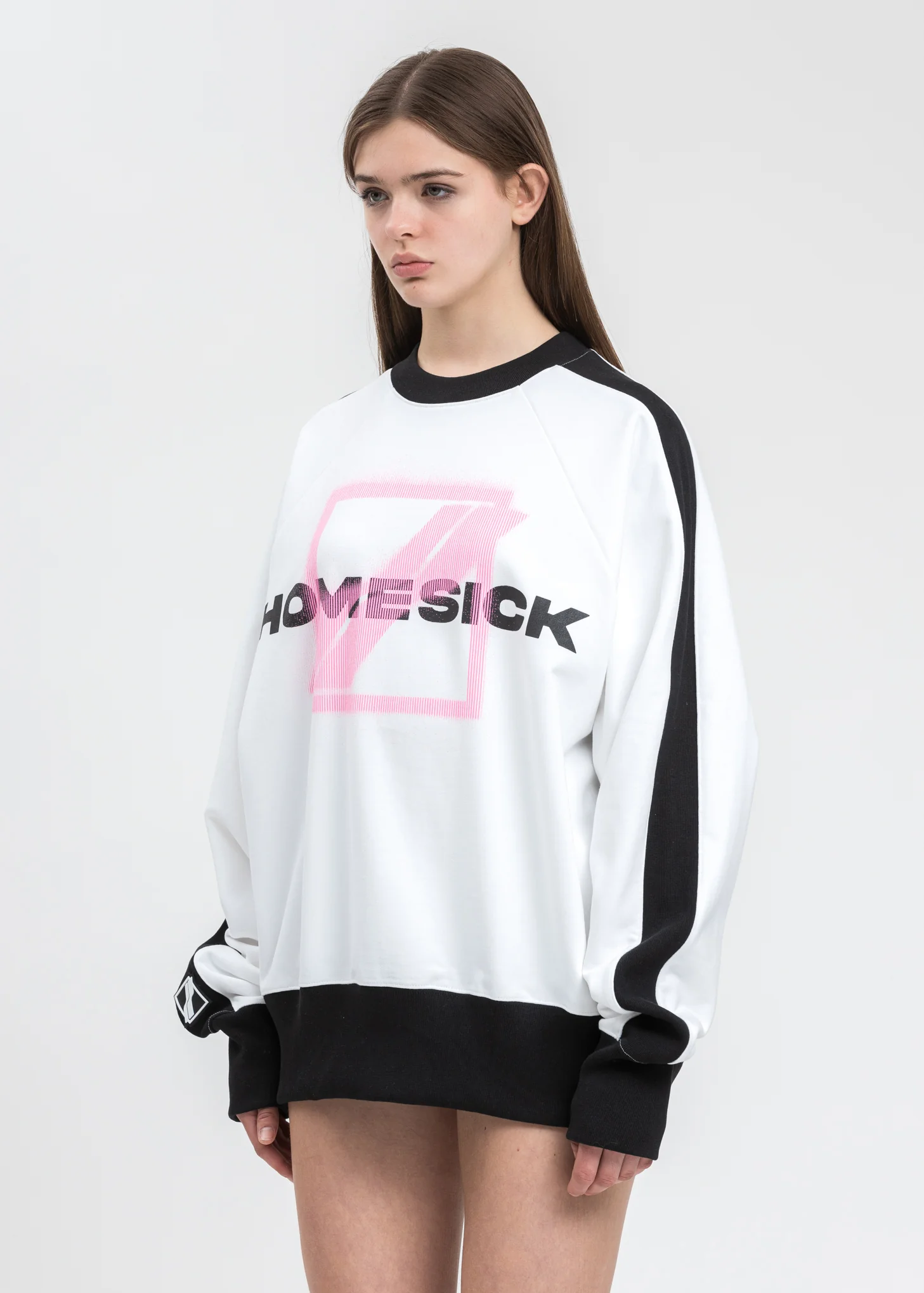 White Homesick Raglan Sweater - Image 3