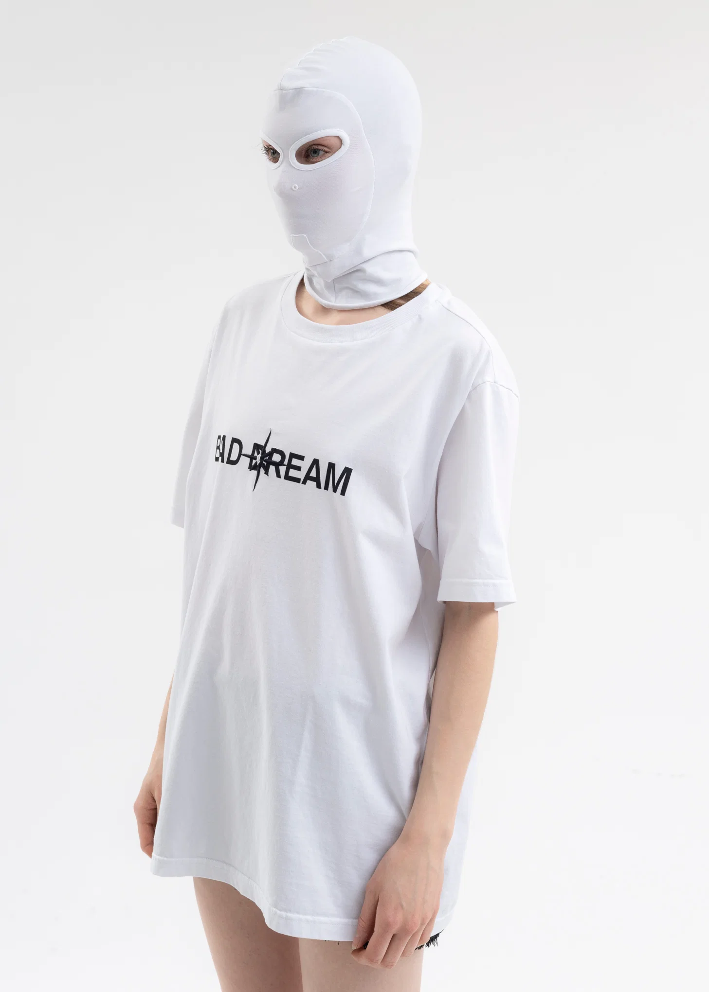 WHITE HOODED T-SHIRT - Image 5
