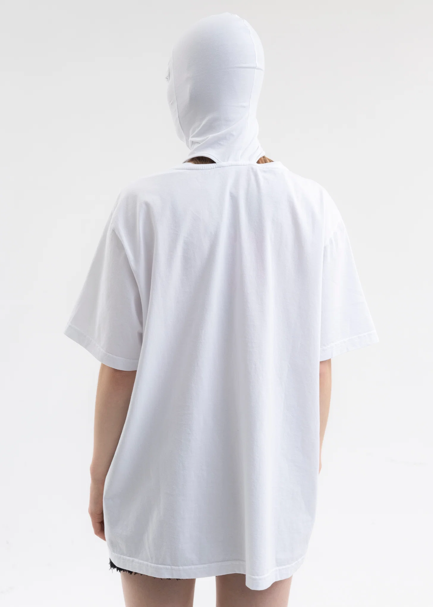 WHITE HOODED T-SHIRT - Image 6