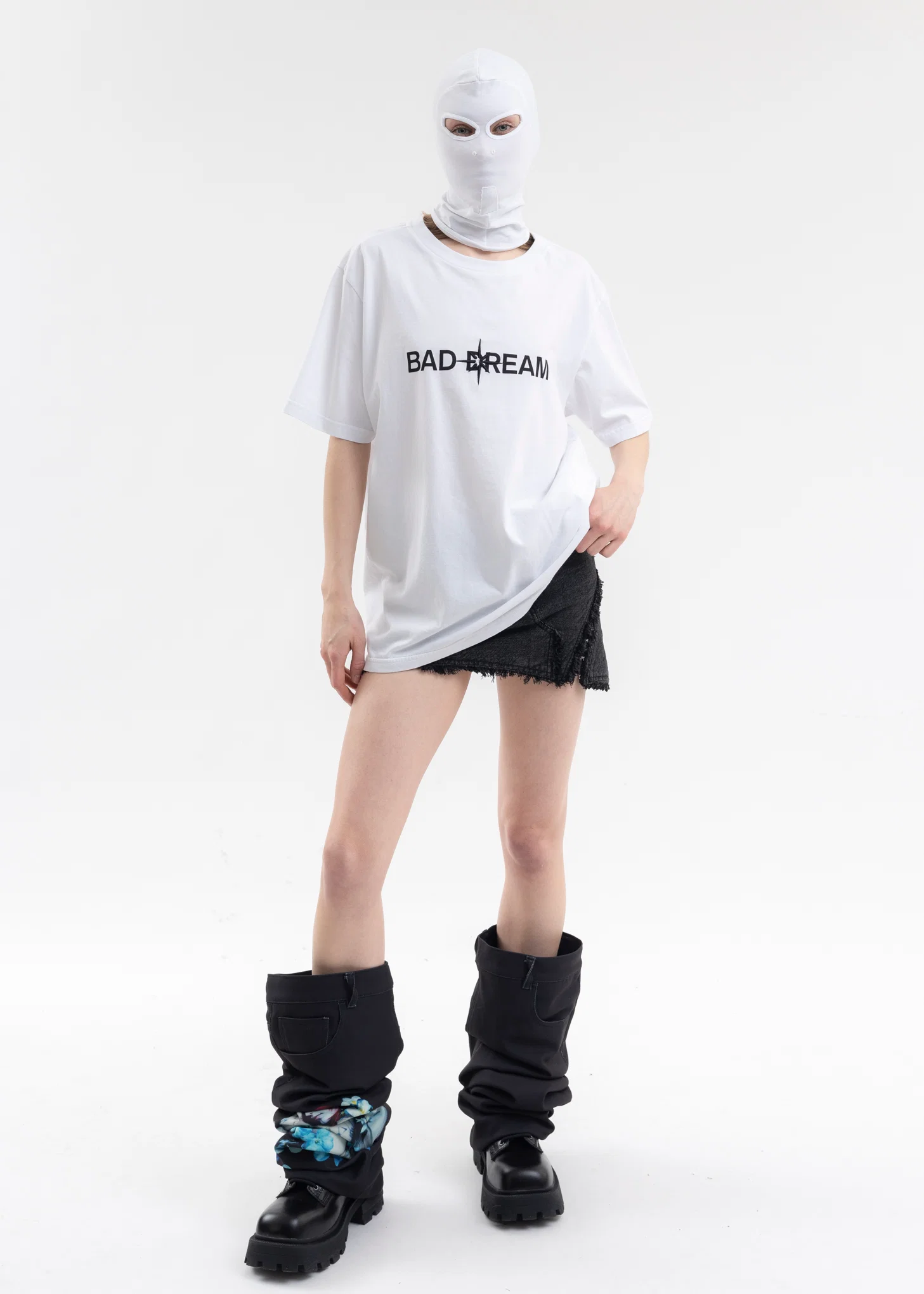 WHITE HOODED T-SHIRT - Image 7