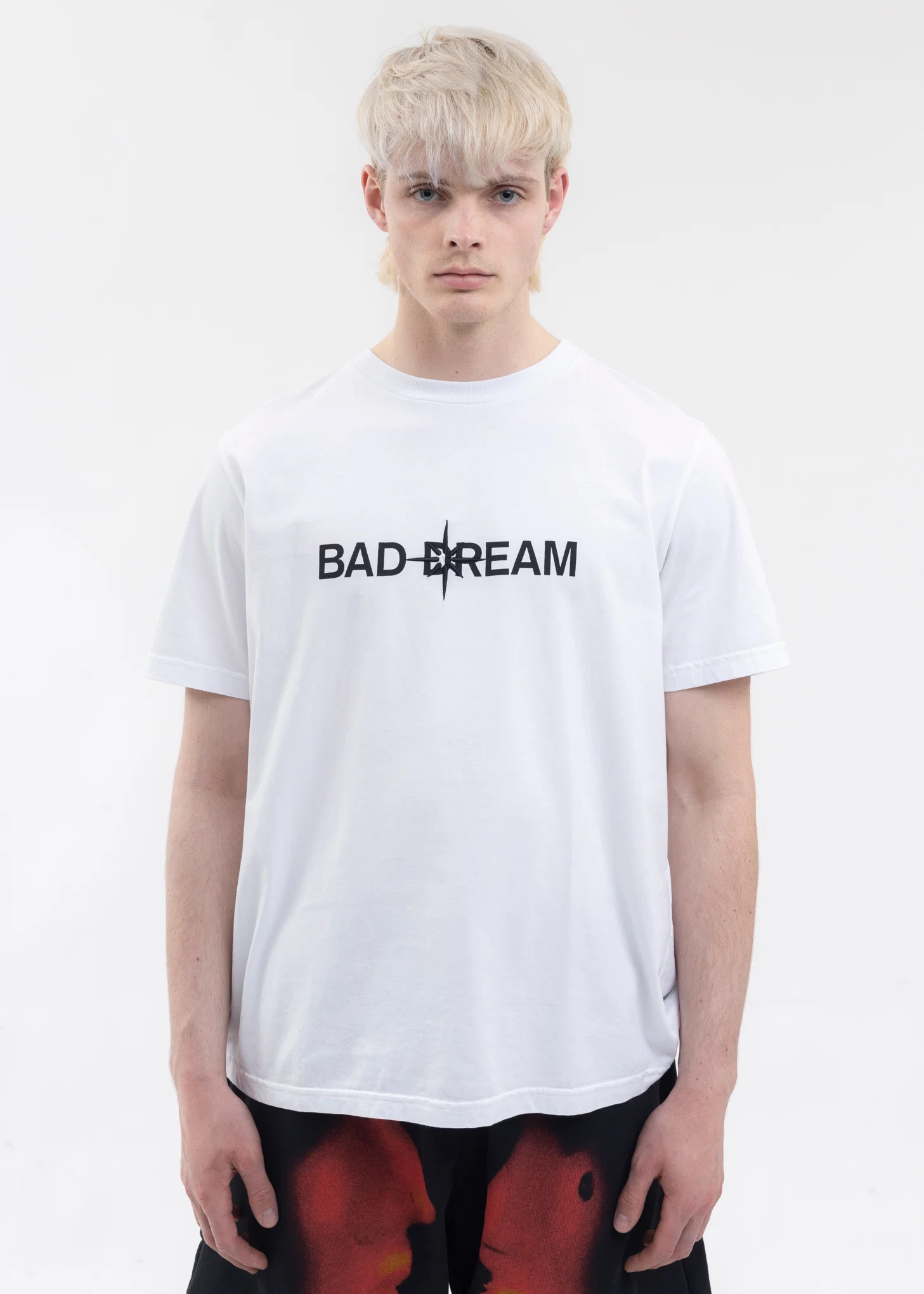WHITE HOODED T-SHIRT - Image 3