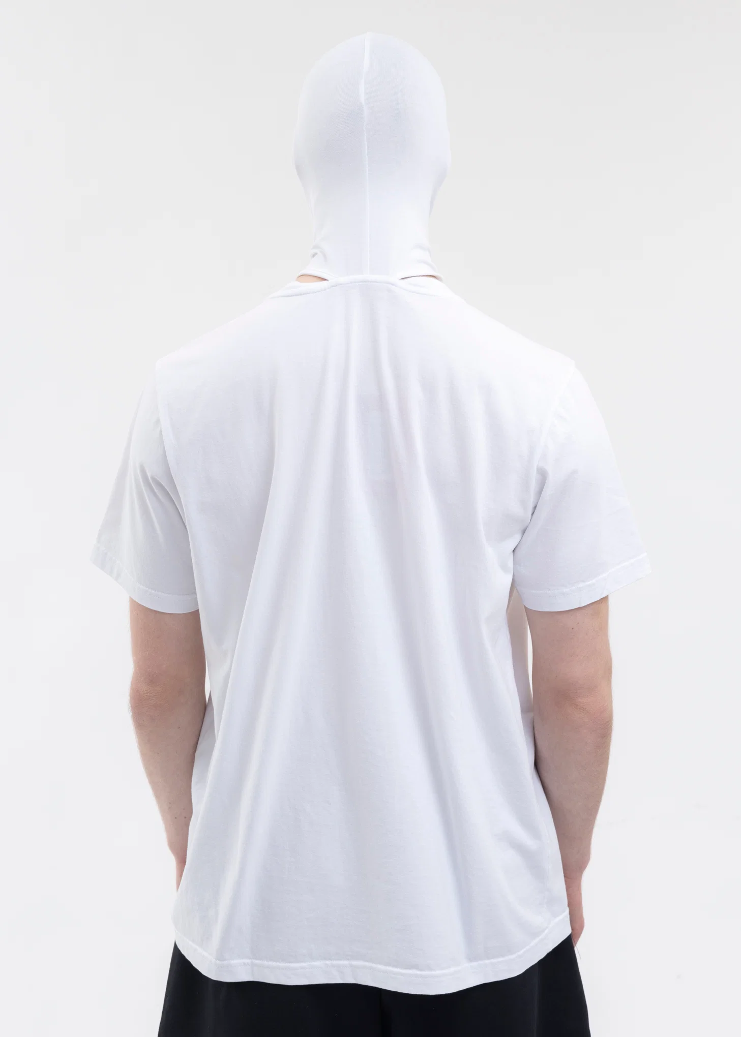 WHITE HOODED T-SHIRT - Image 5