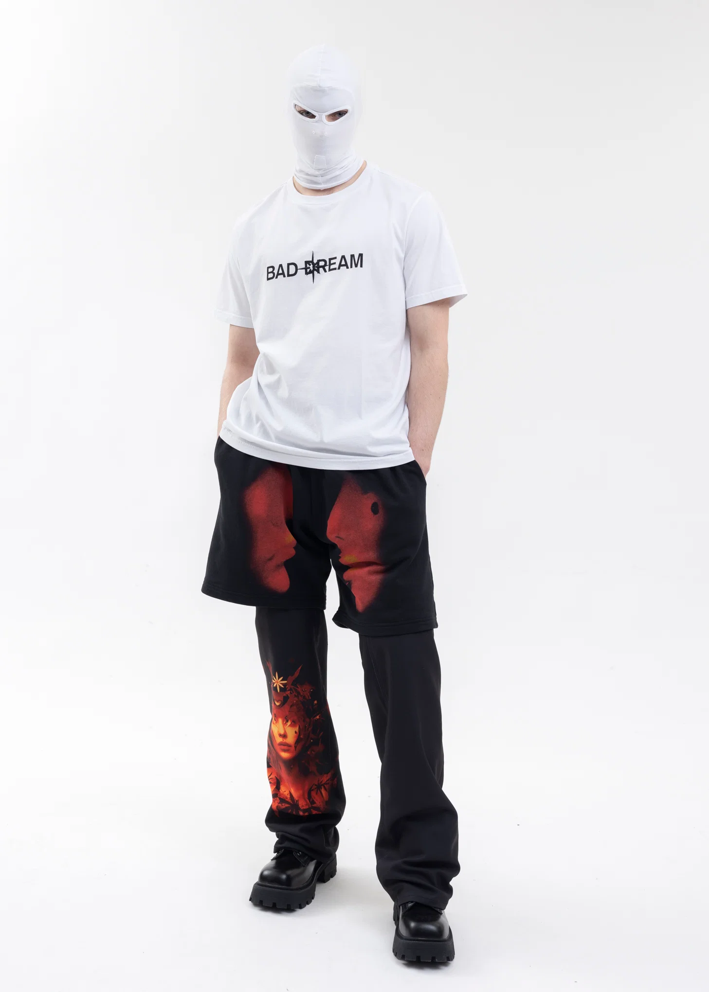 WHITE HOODED T-SHIRT - Image 6
